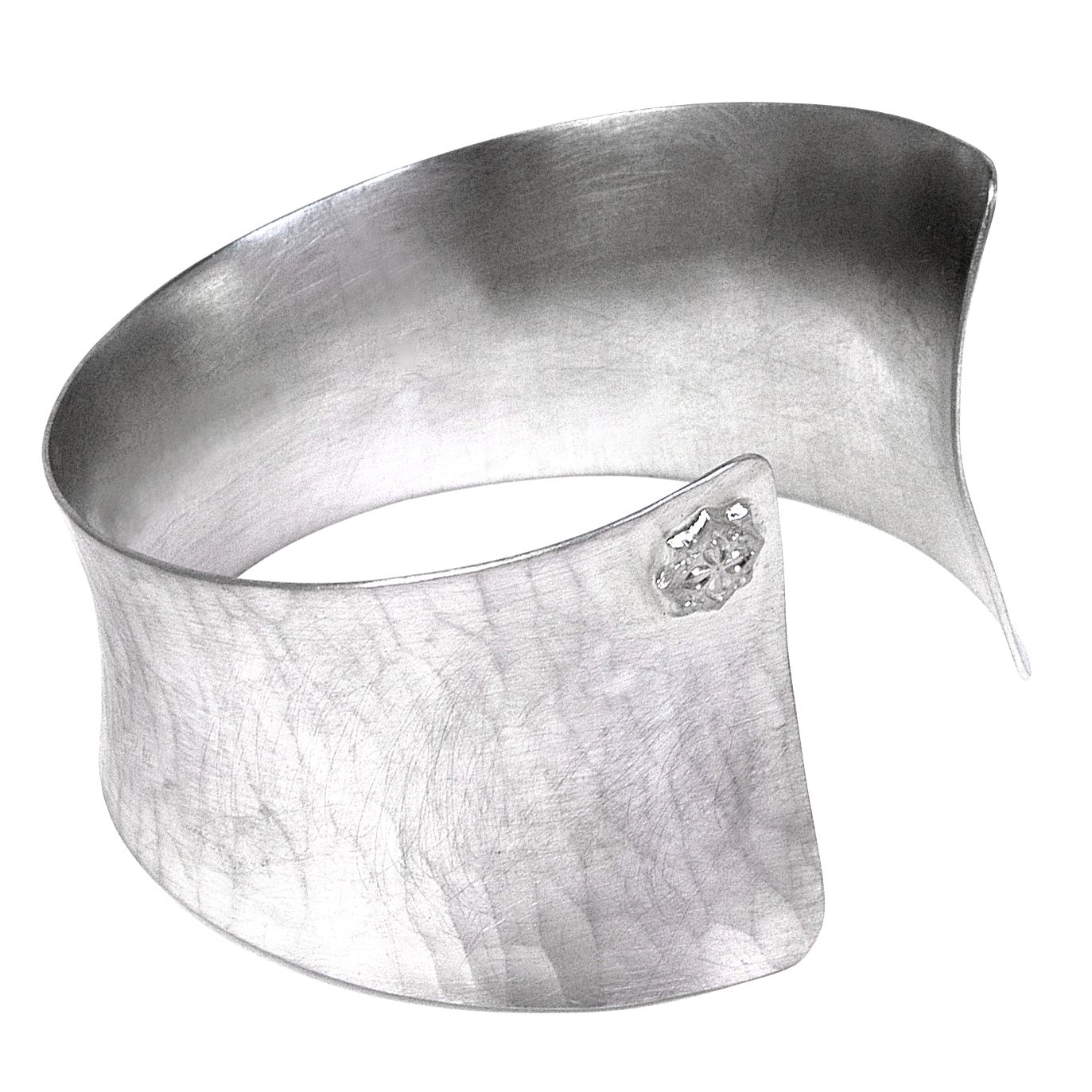 Dower & Hall Handmade Solid Silver Tapering Cuff at John Lewis