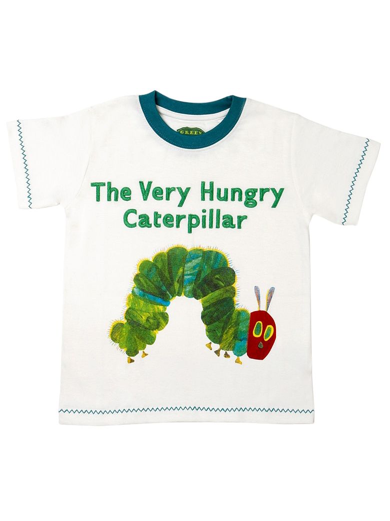 the Very Hungry Caterpillar T-Shirt, White, 4-5