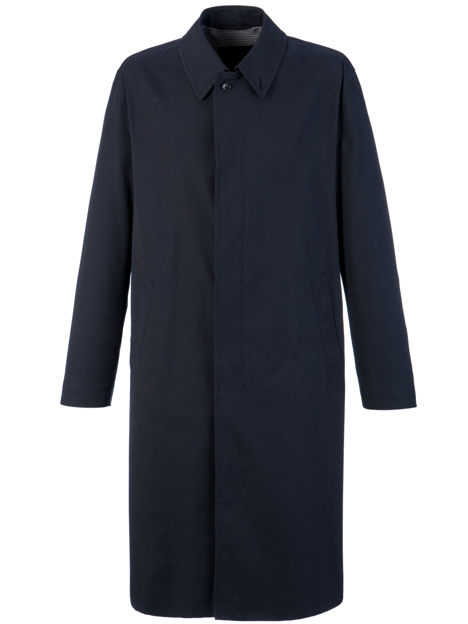 John Lewis Classic Rain Coat, Navy, S at John Lewis