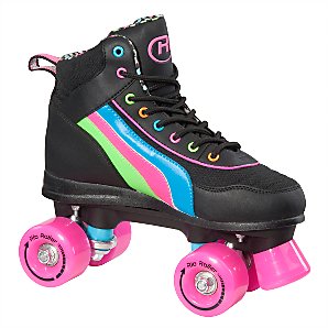 Disco Roller Skates, Black, 5