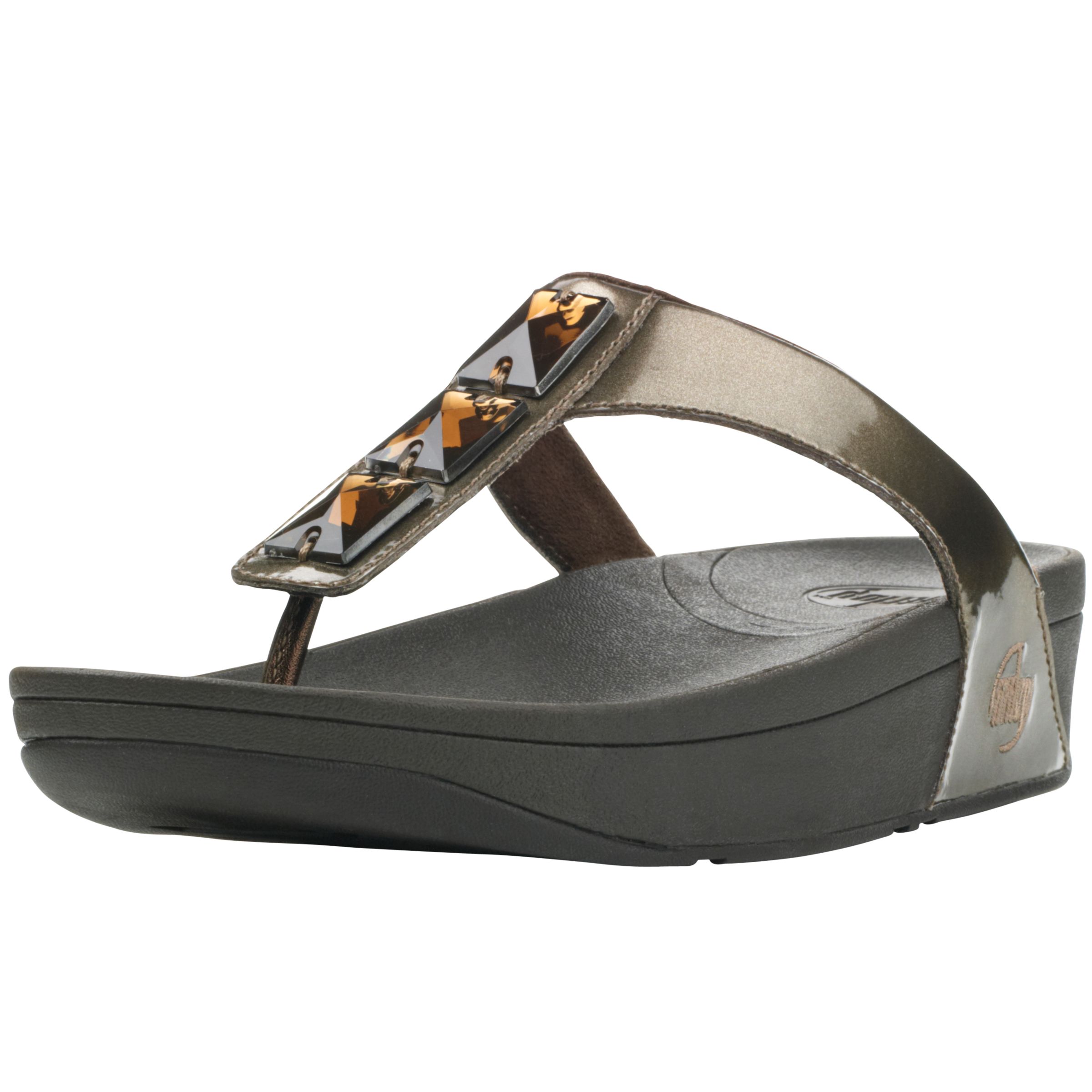 FitFlop Pietra Sandals, Bronze