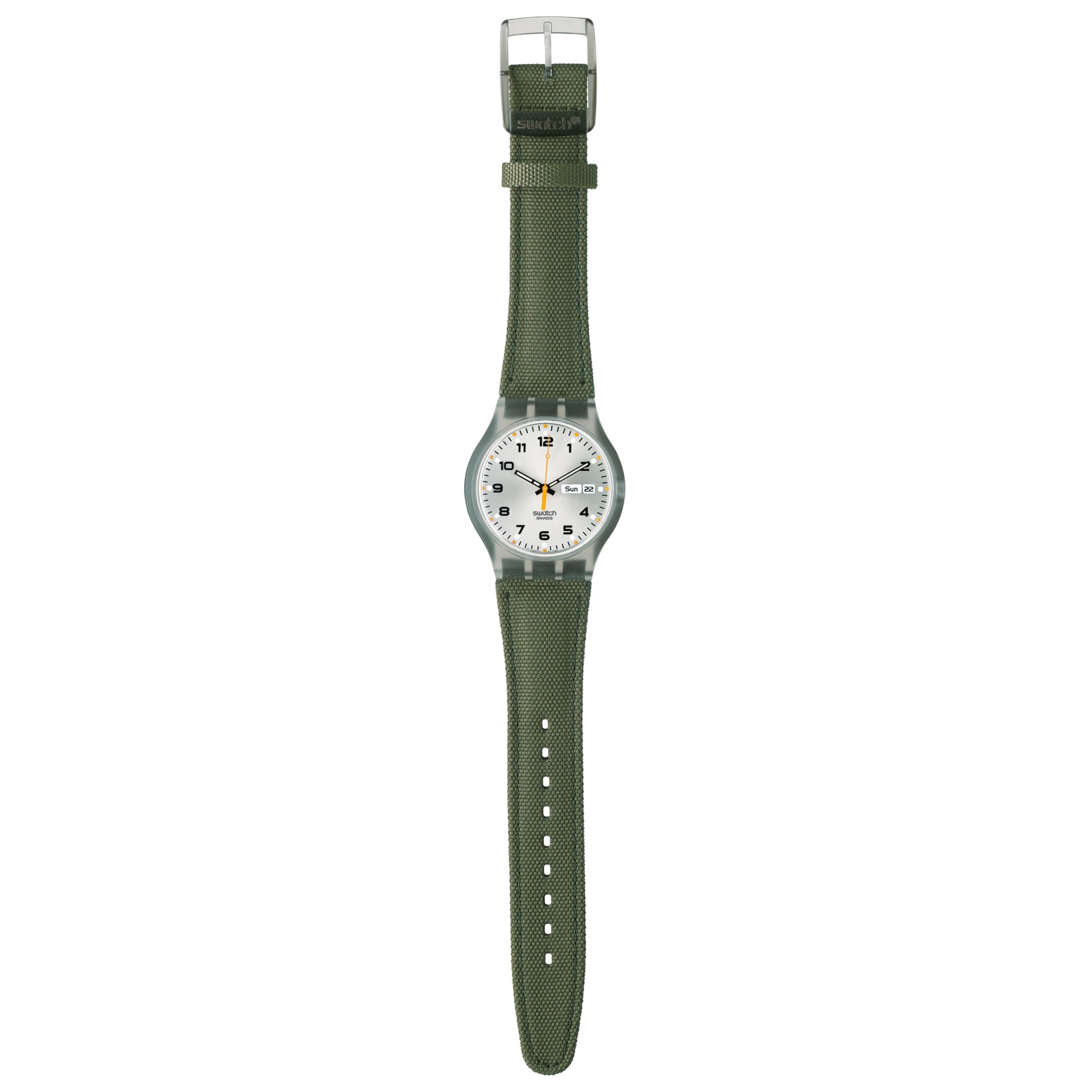 Swatch SUJM700 Unisex Completion Green Strap Watch