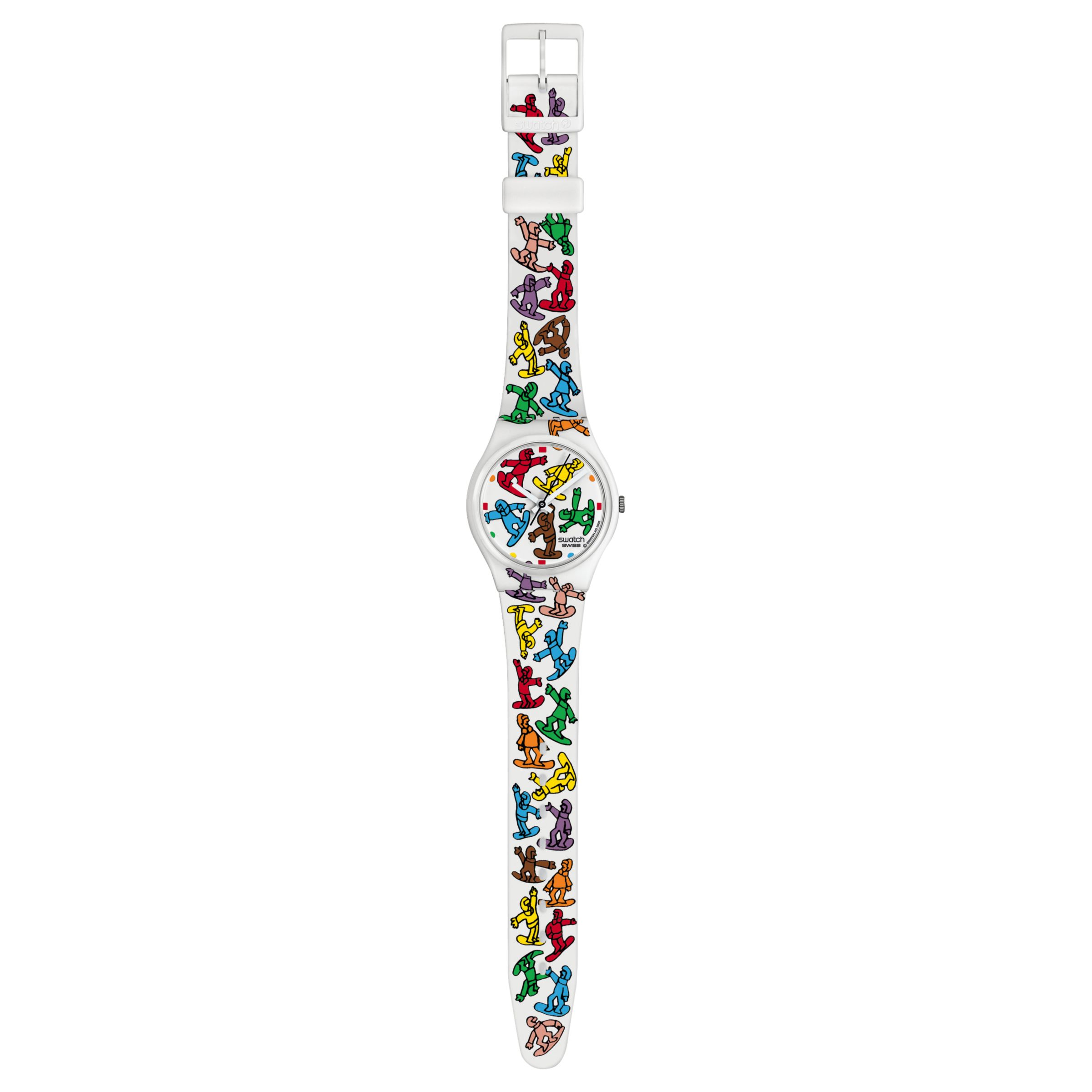 Swatch GZ201 Unisex Big Ride Multicoloured Watch