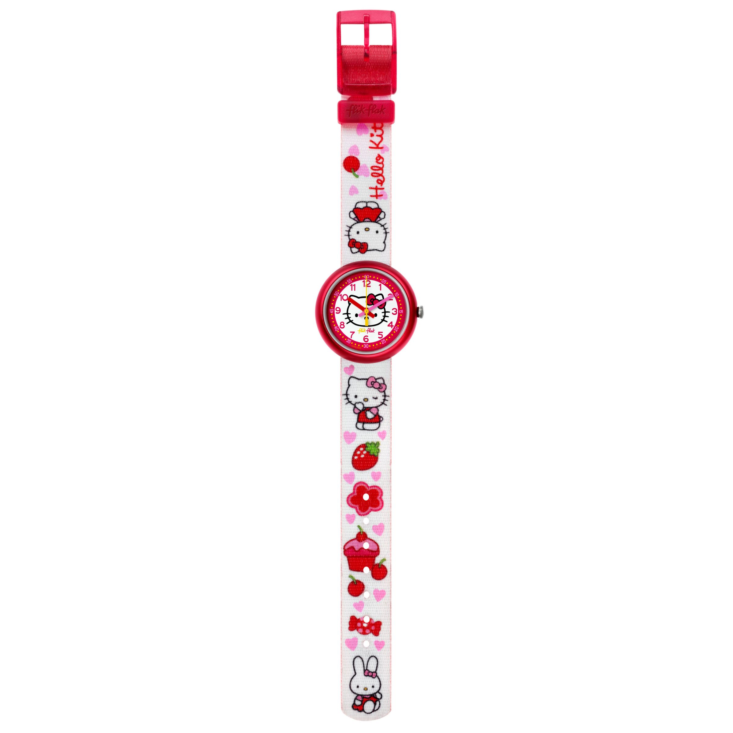 Swatch FLN027 Hello Kitty Watch and Pencil Pot