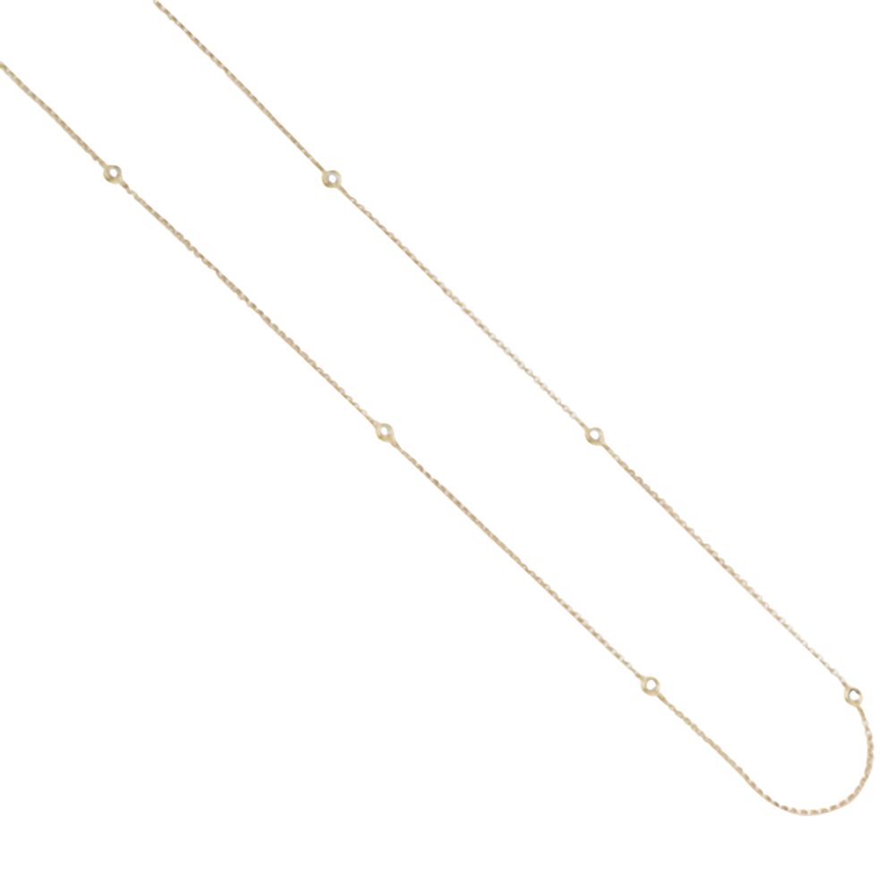 London Road Gold Diamond Set Chain at John Lewis