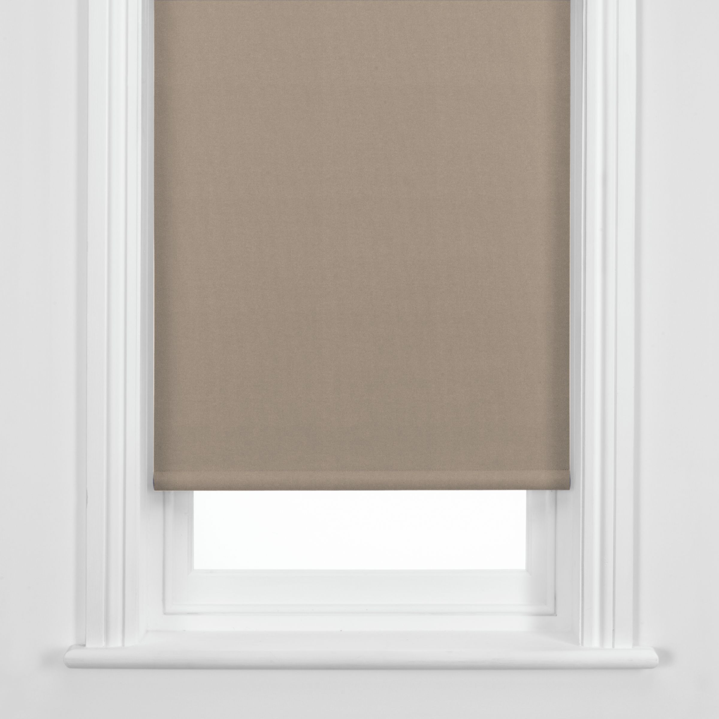 John Lewis Blackout Roller Blinds, Mocha