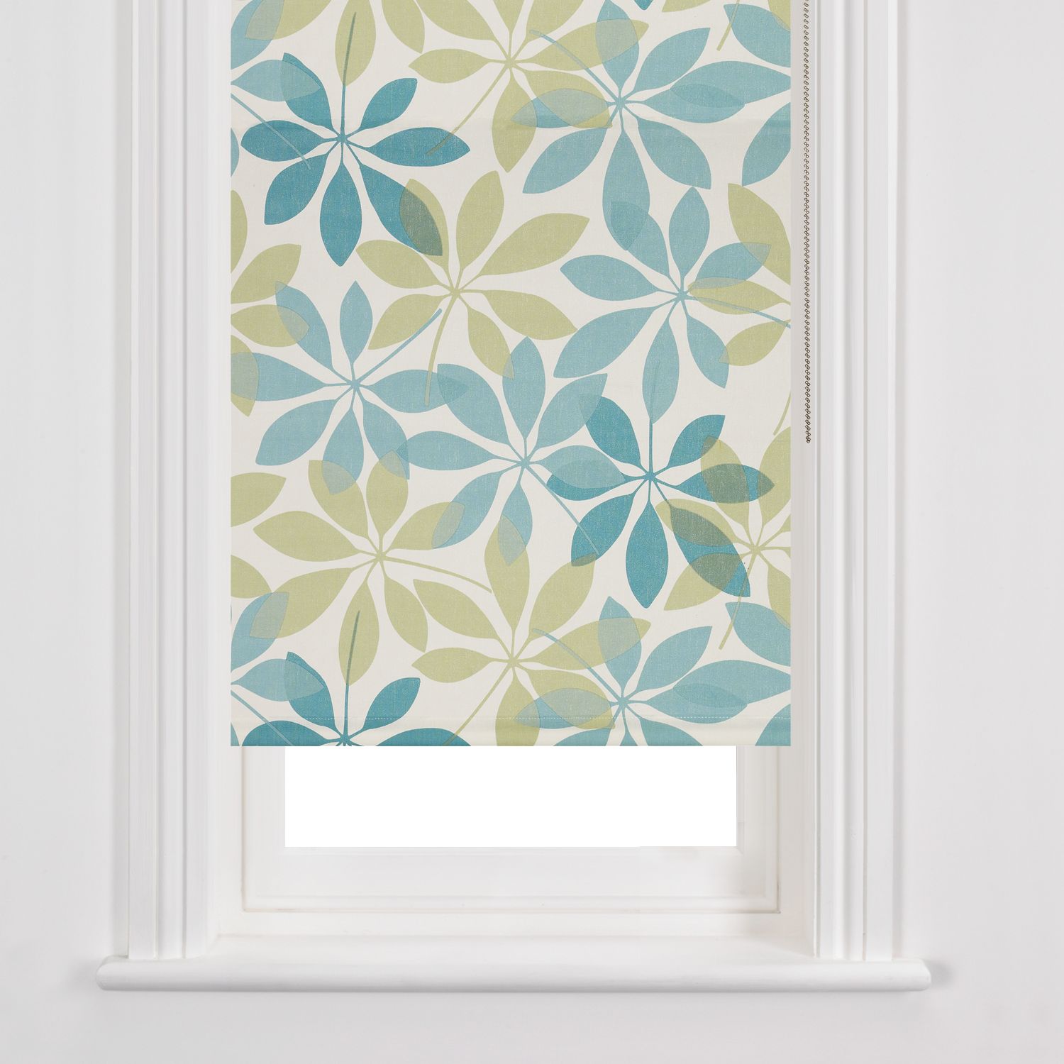 John Lewis Woodland Roller Blinds, Kingfisher