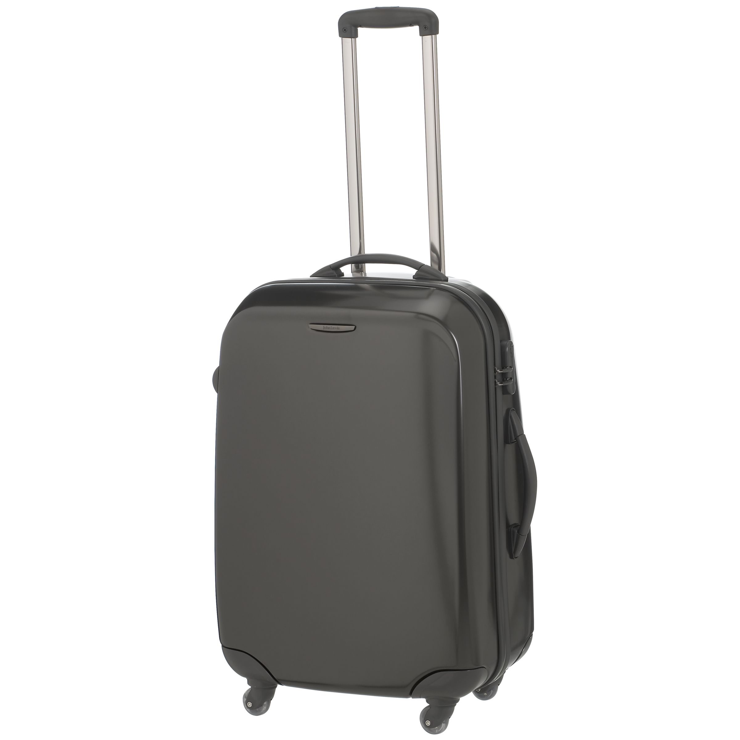 John Lewis Fuji Lite Trolley Cases, Gunmetal, Medium
