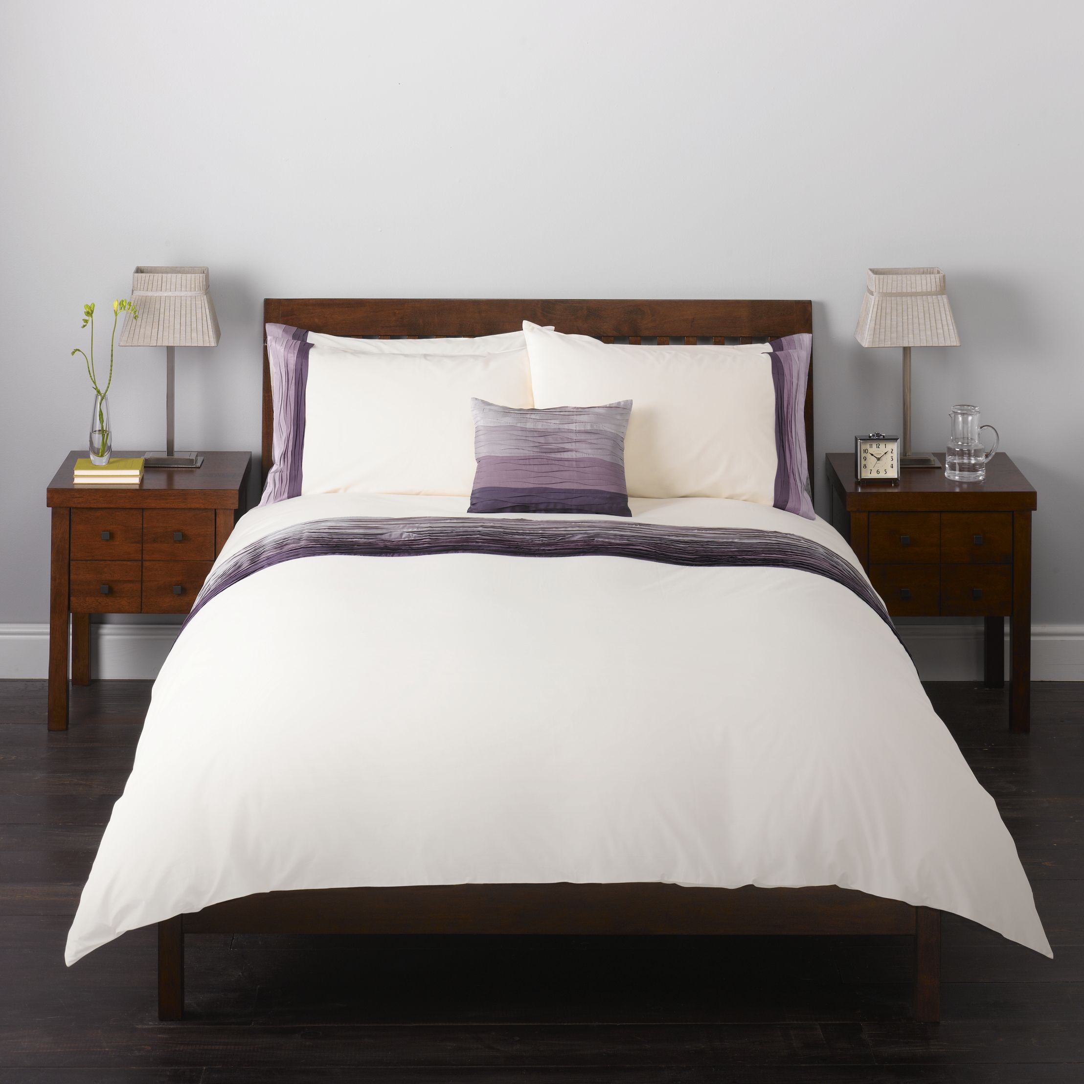 John Lewis Silk Waves Duvet Covers, Crocus