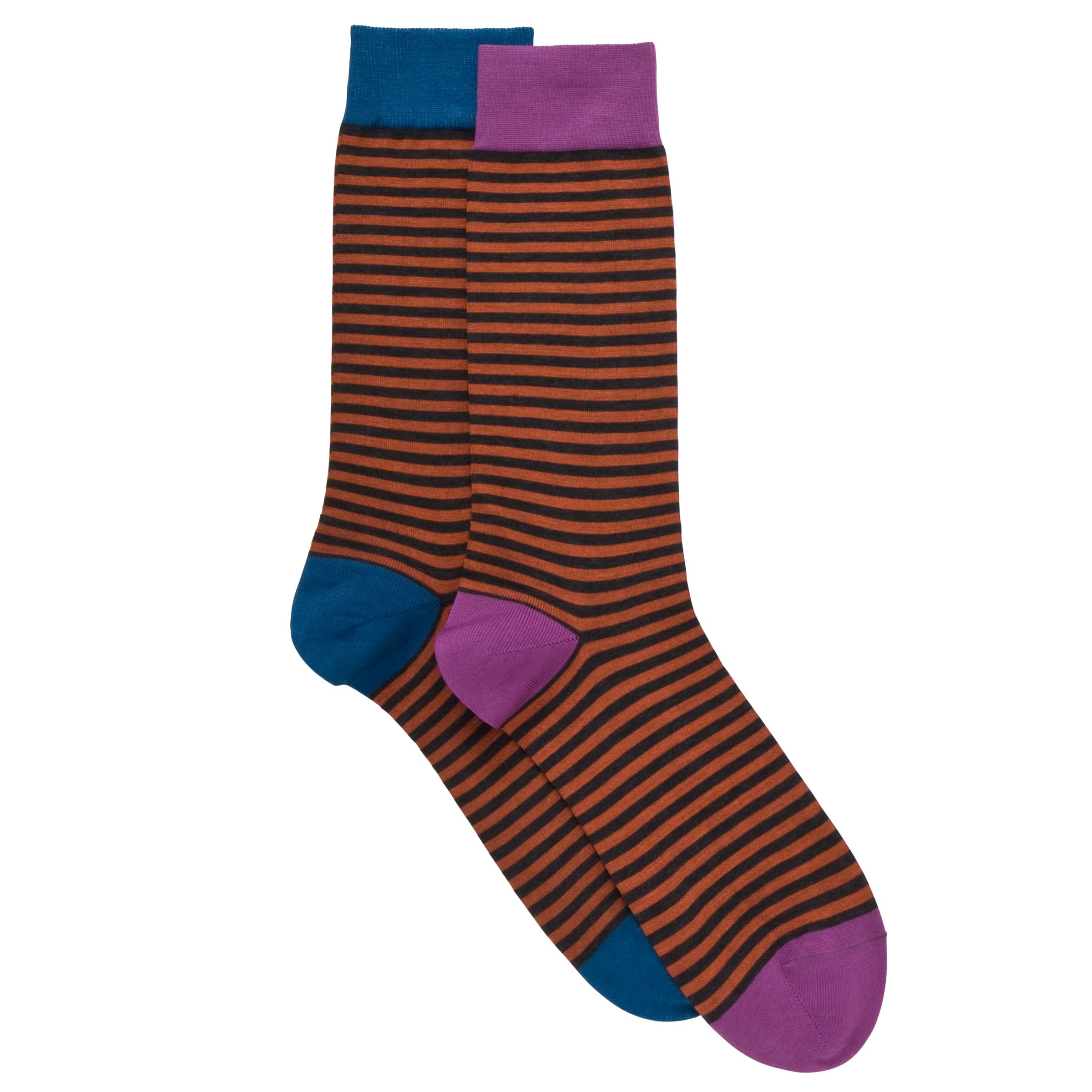 Ted By Pantherella Fine Stripe Socks