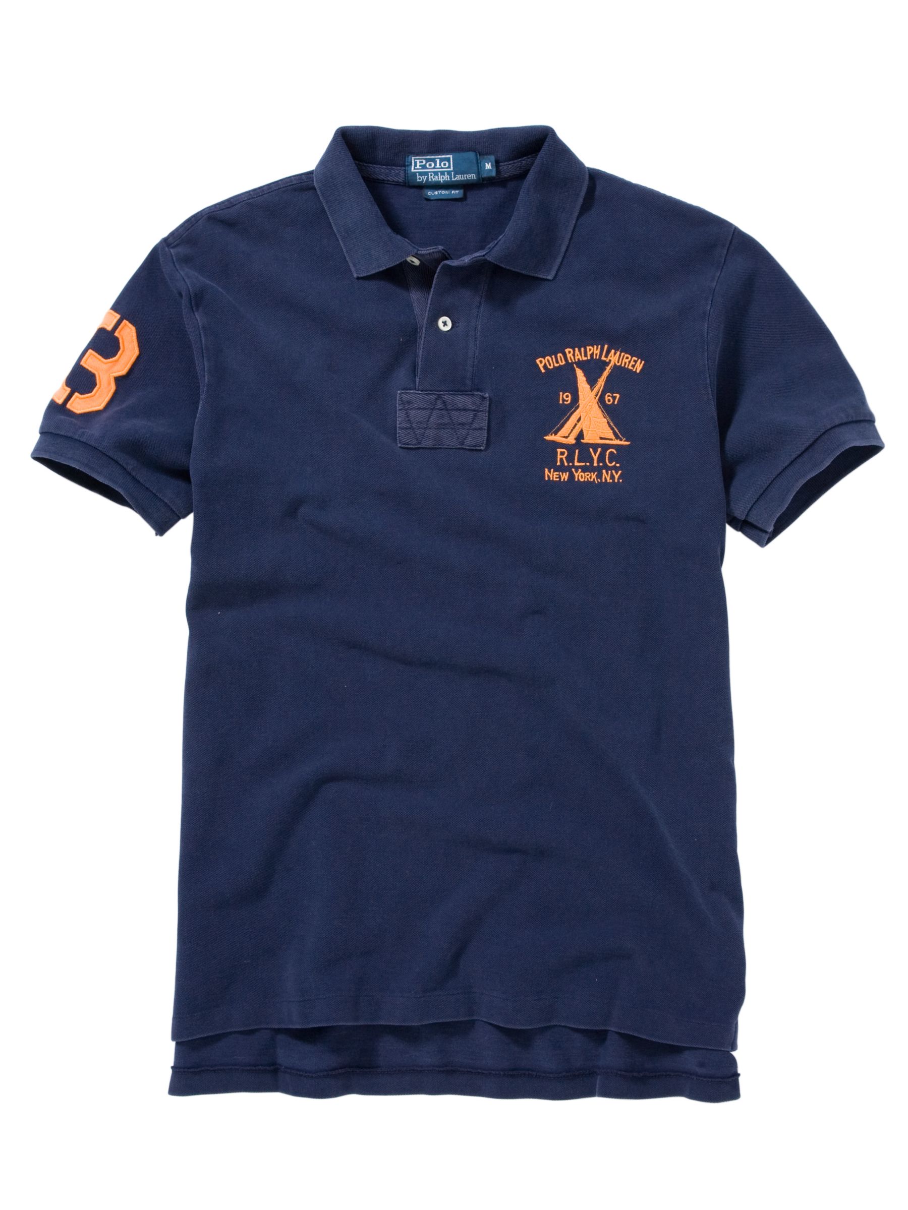 Polo Ralph Lauren Custom Fit Polo Shirt Navy S