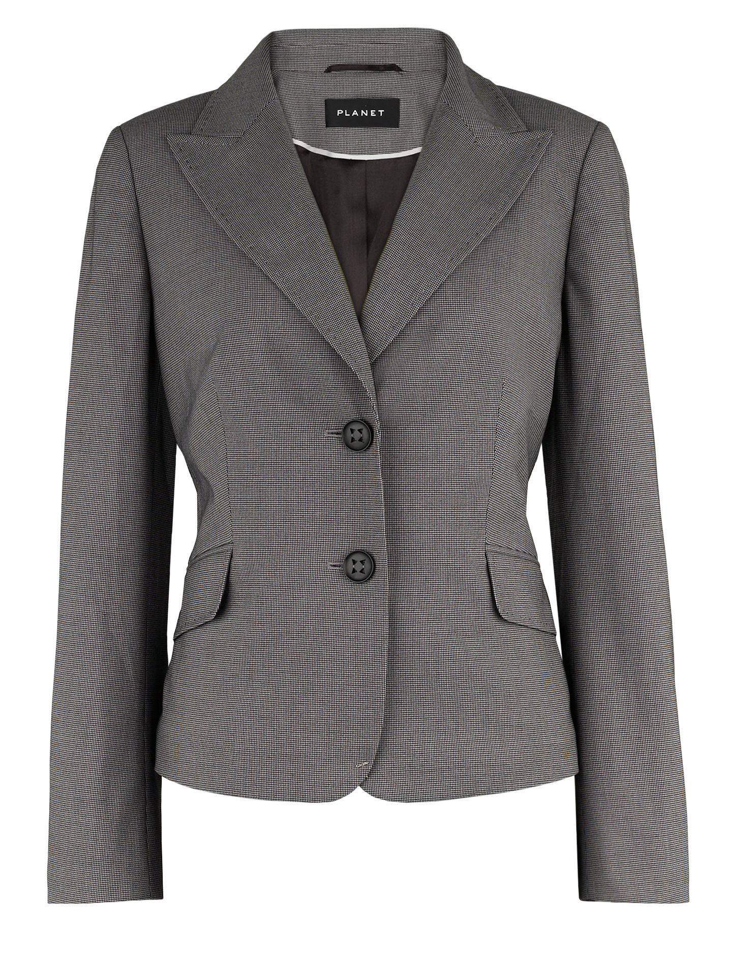 Planet Micro Dogtooth Jacket, Black/White, 18