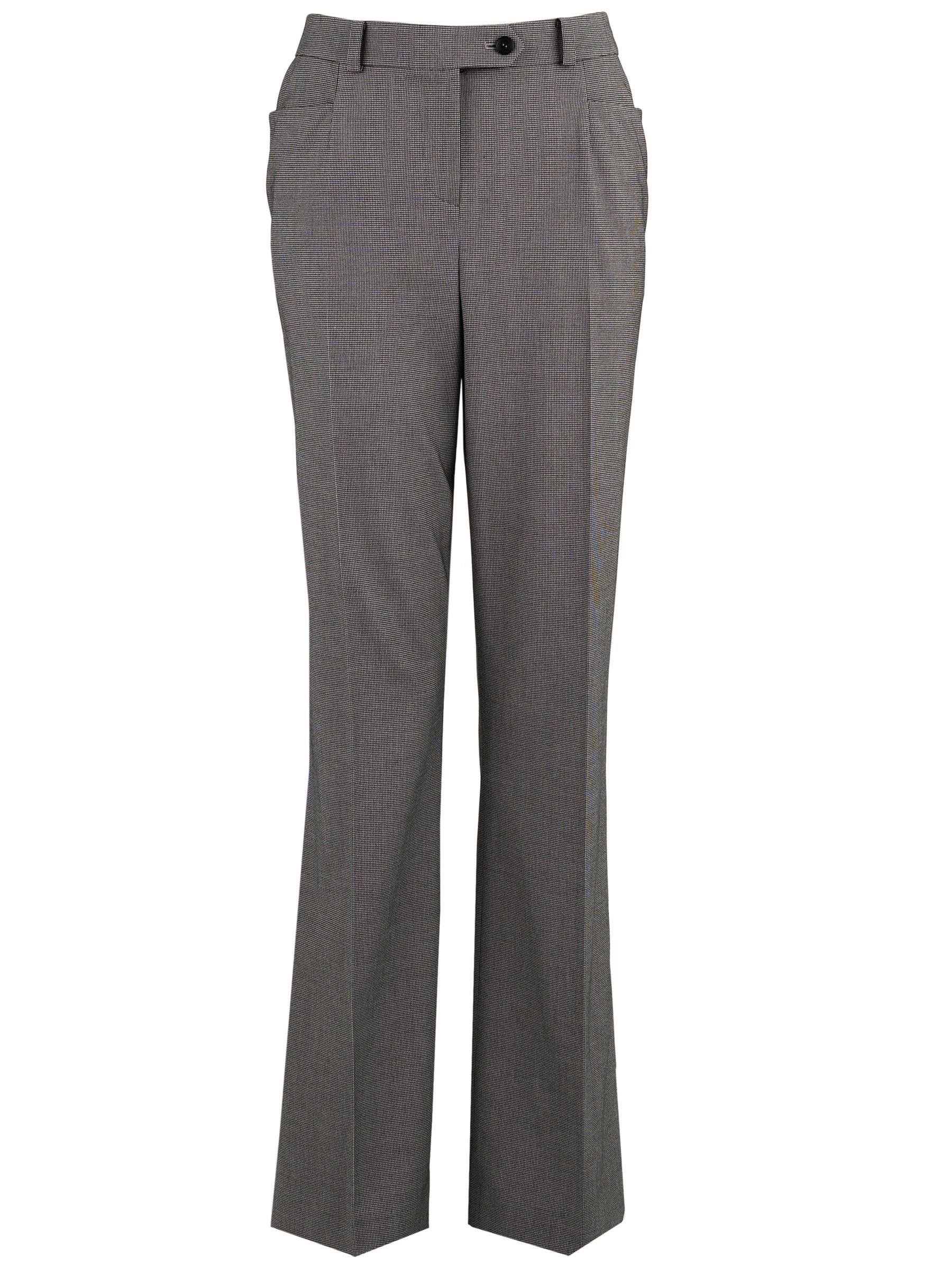 Planet Micro Dogtooth Trousers, Shorter Length, Black/White, 20