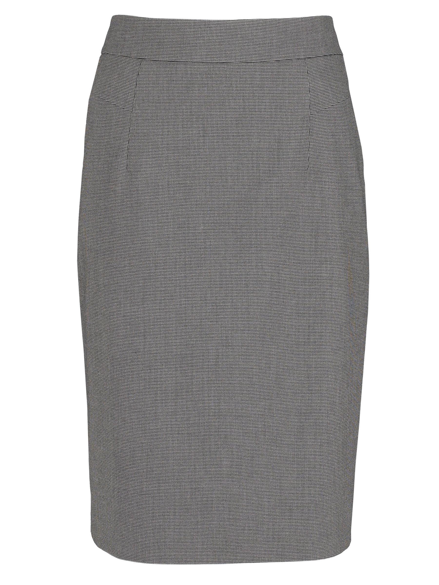 Planet Micro Dogtooth Pencil Skirt, Black/White, 8