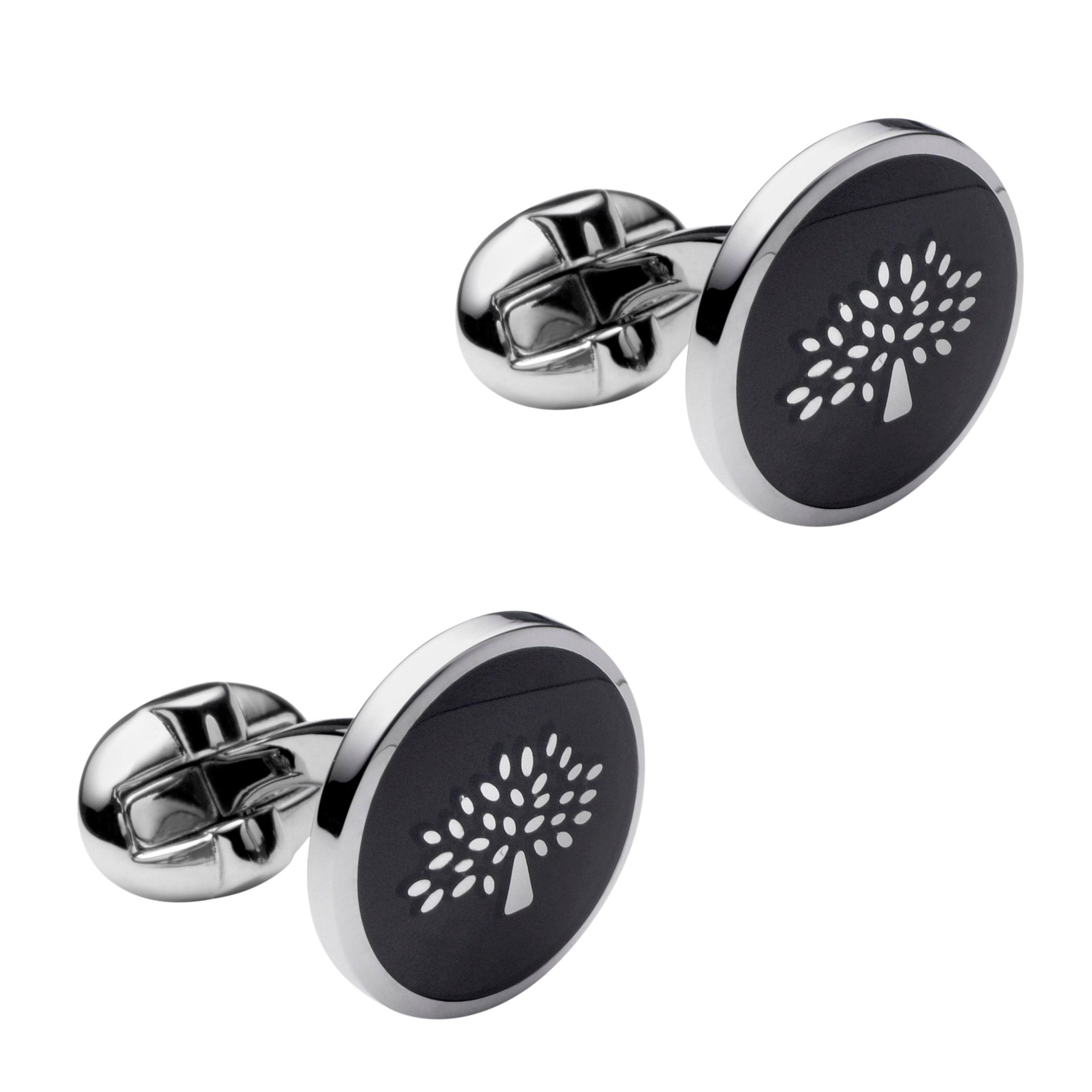 Mulberry Tree Cufflinks, Black