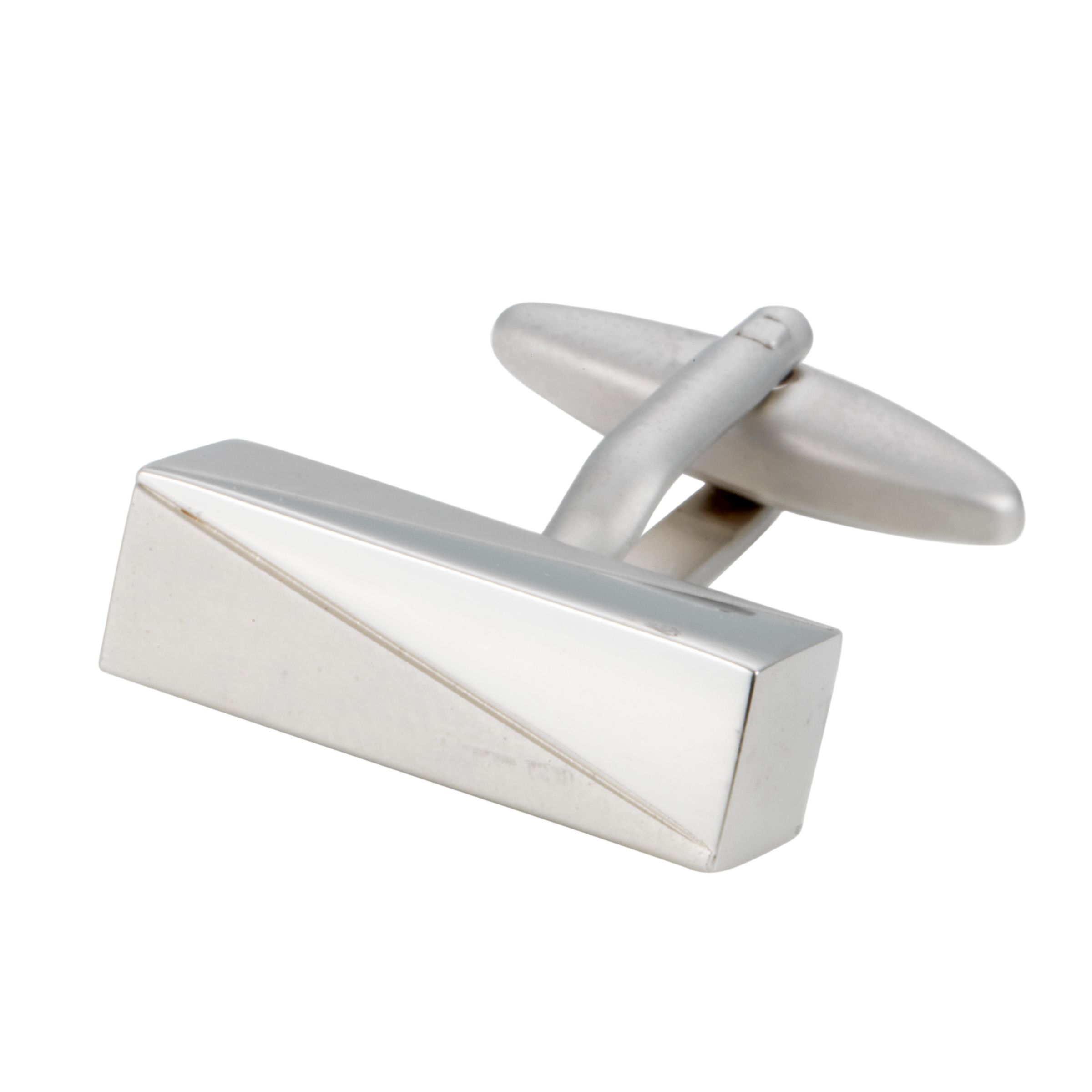 Two Tone Rectangular Cufflinks,