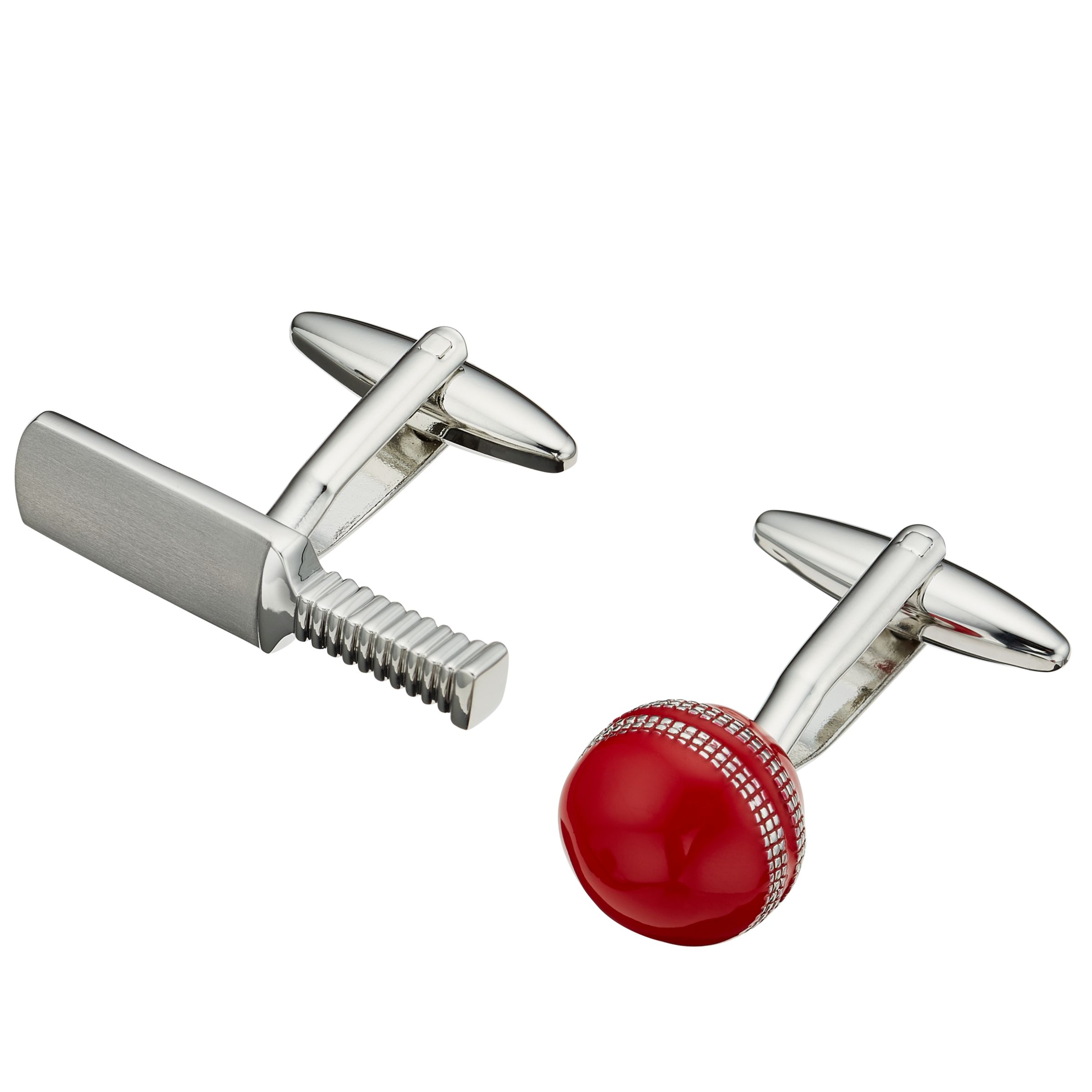 Cricket Bat and Ball Cufflinks,