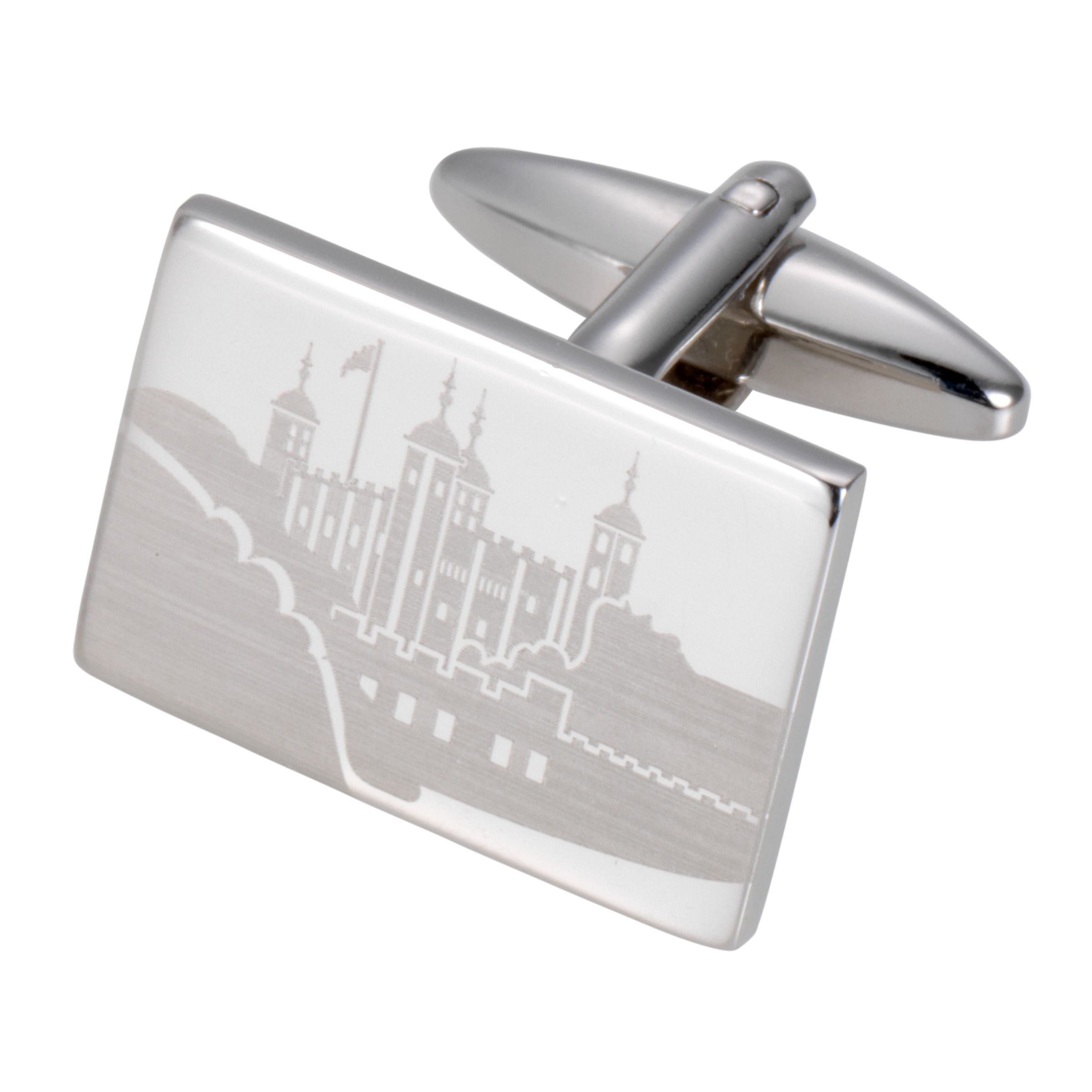 John Lewis Tower of London Engraved Cufflinks,