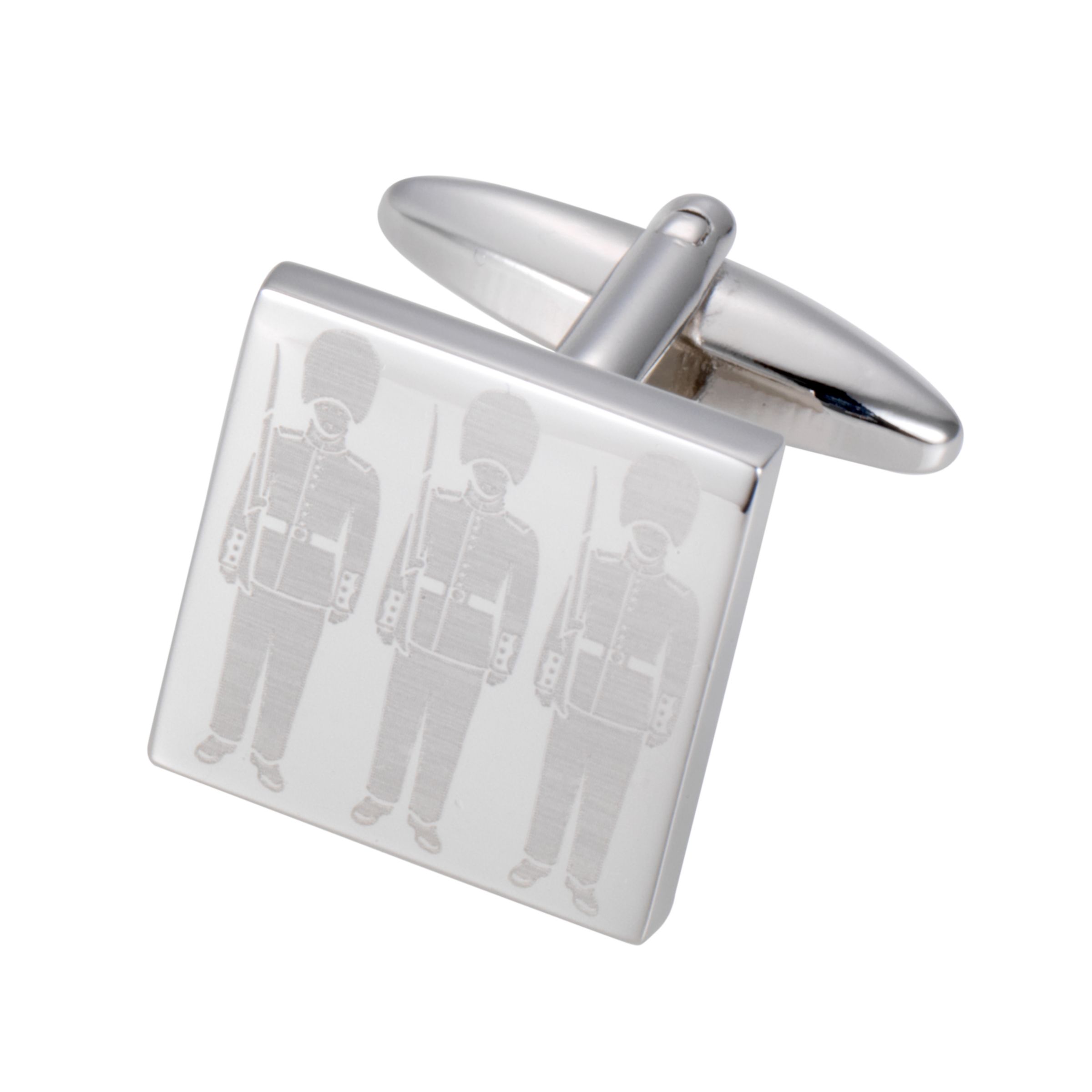 John Lewis Guardsmen Engraved Cufflinks,