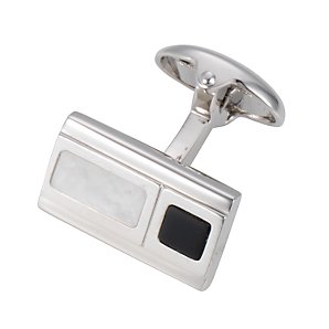 Mother of Pearl and Onyx Cufflinks,