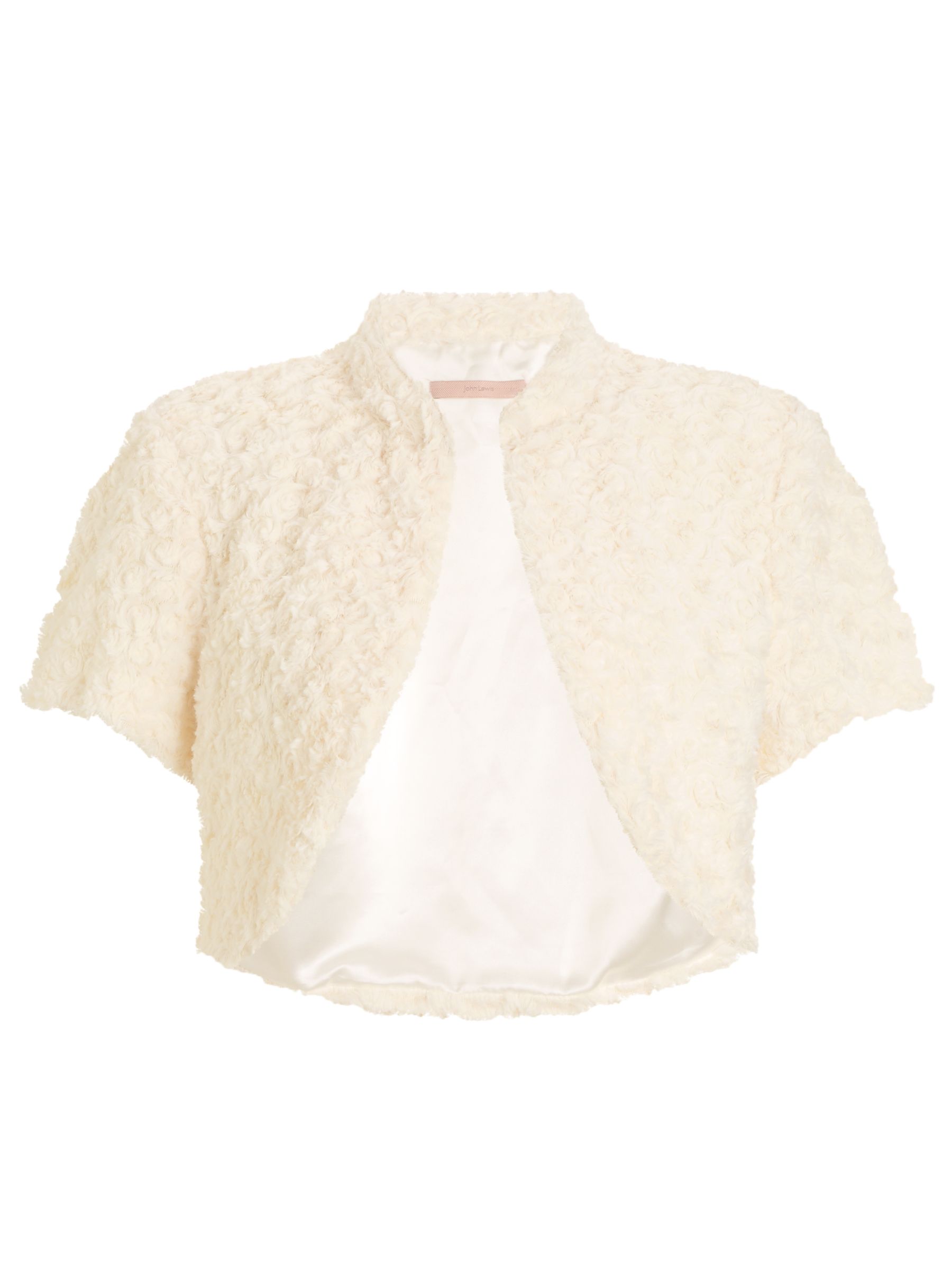 John Lewis Women Fur Capelet, Cream