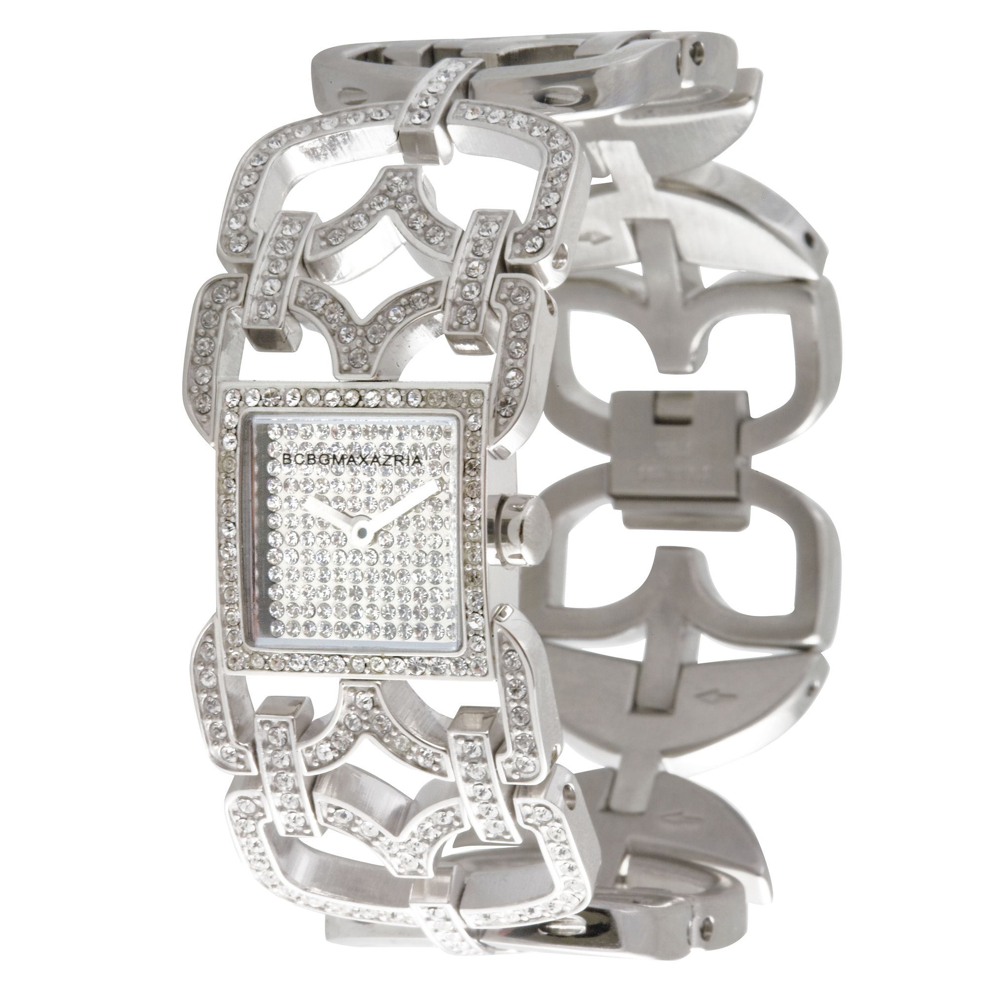 BCBG Max Azria BG8218 Women's Ornate Silver Bracelet Watch at John Lewis