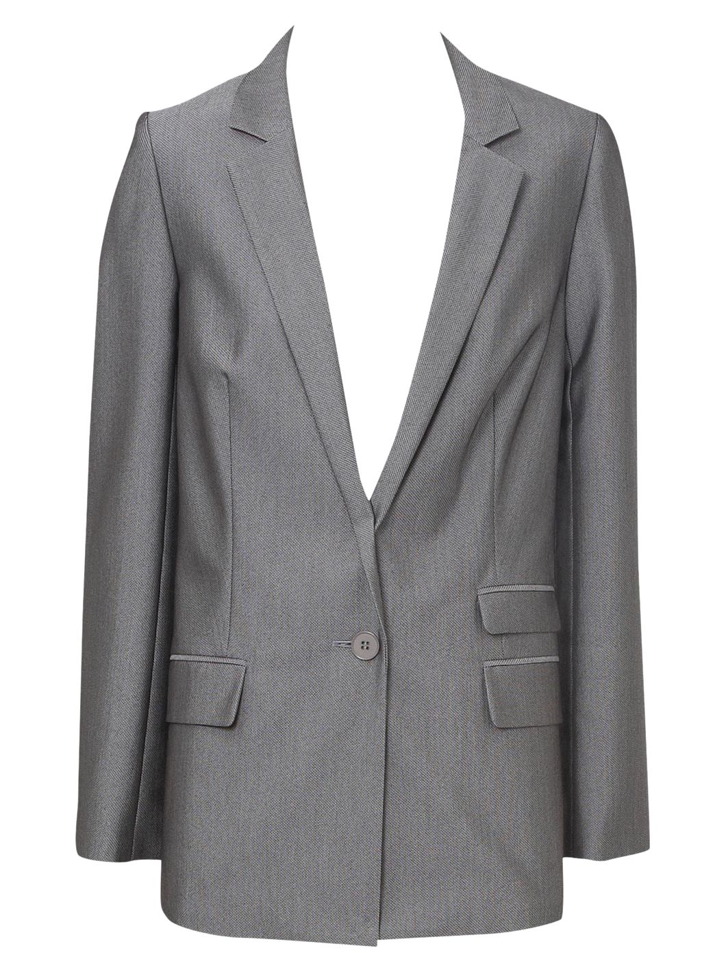 Oasis Slouchy Boyfriend Jacket, Grey, 8