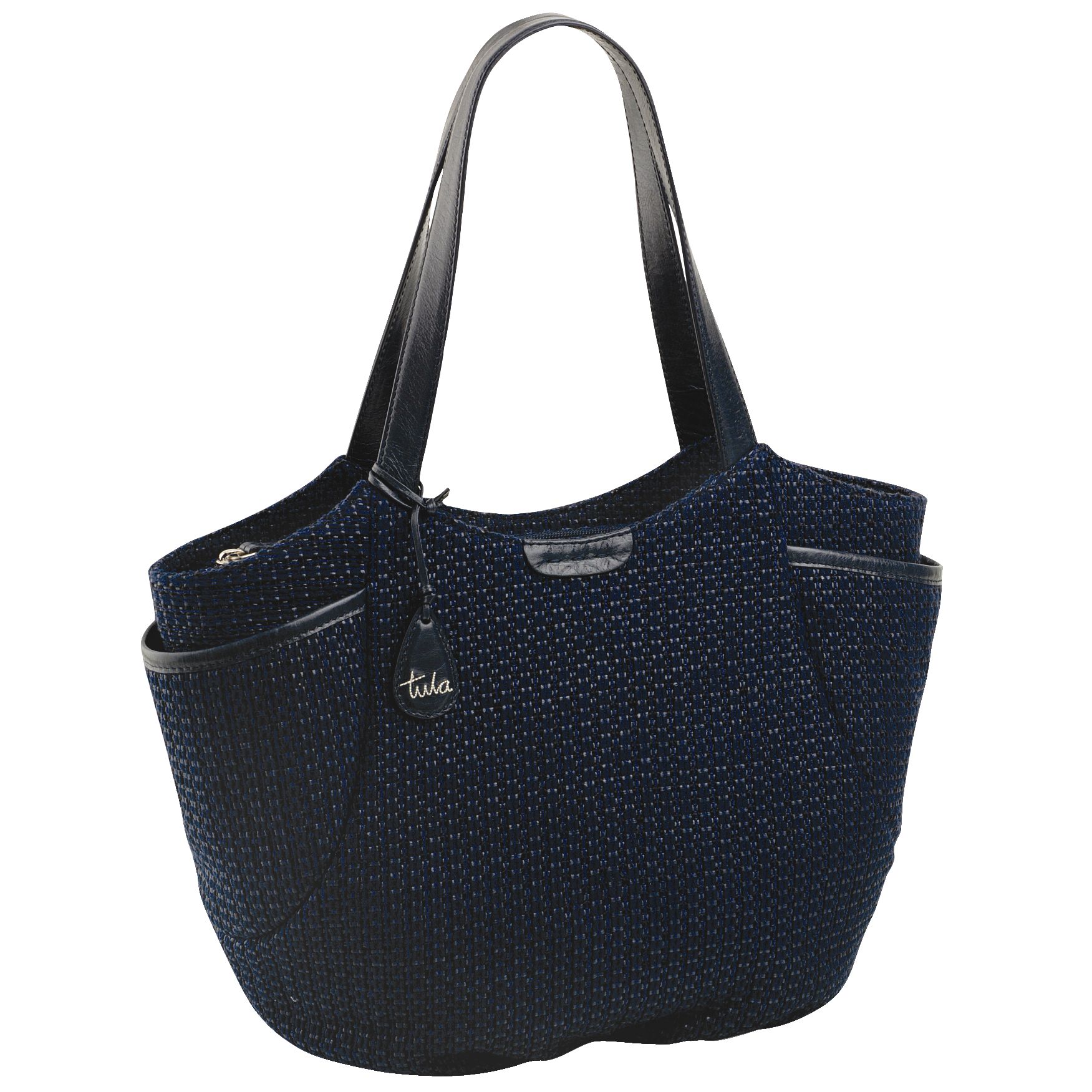 Tula Jive Large Ziptop Handbag, Navy