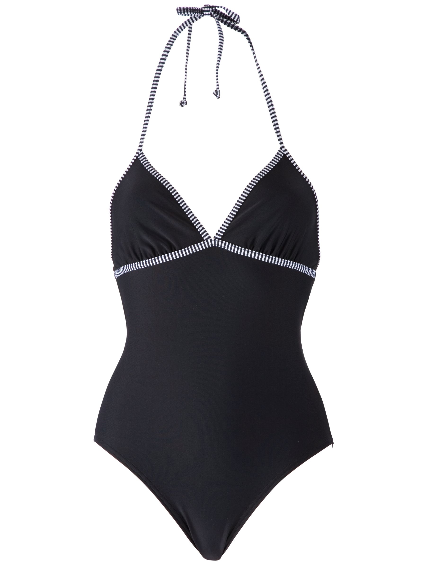 John Lewis Reno Halterneck Swimsuit, Black