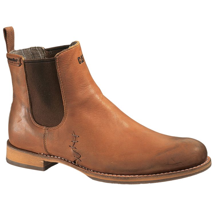 Caterpillar Zachary Leather Boots, Tan