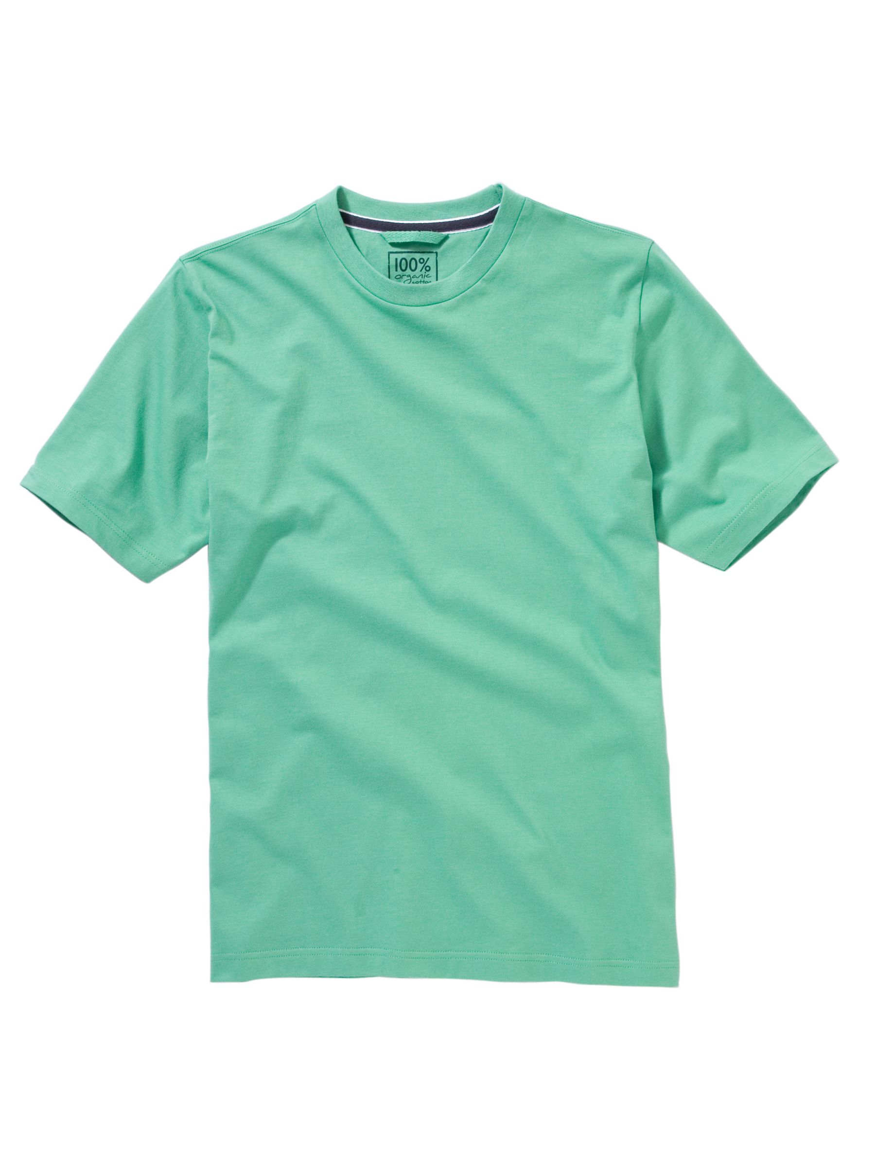 John Lewis Men Organic Cotton T-Shirt, Green