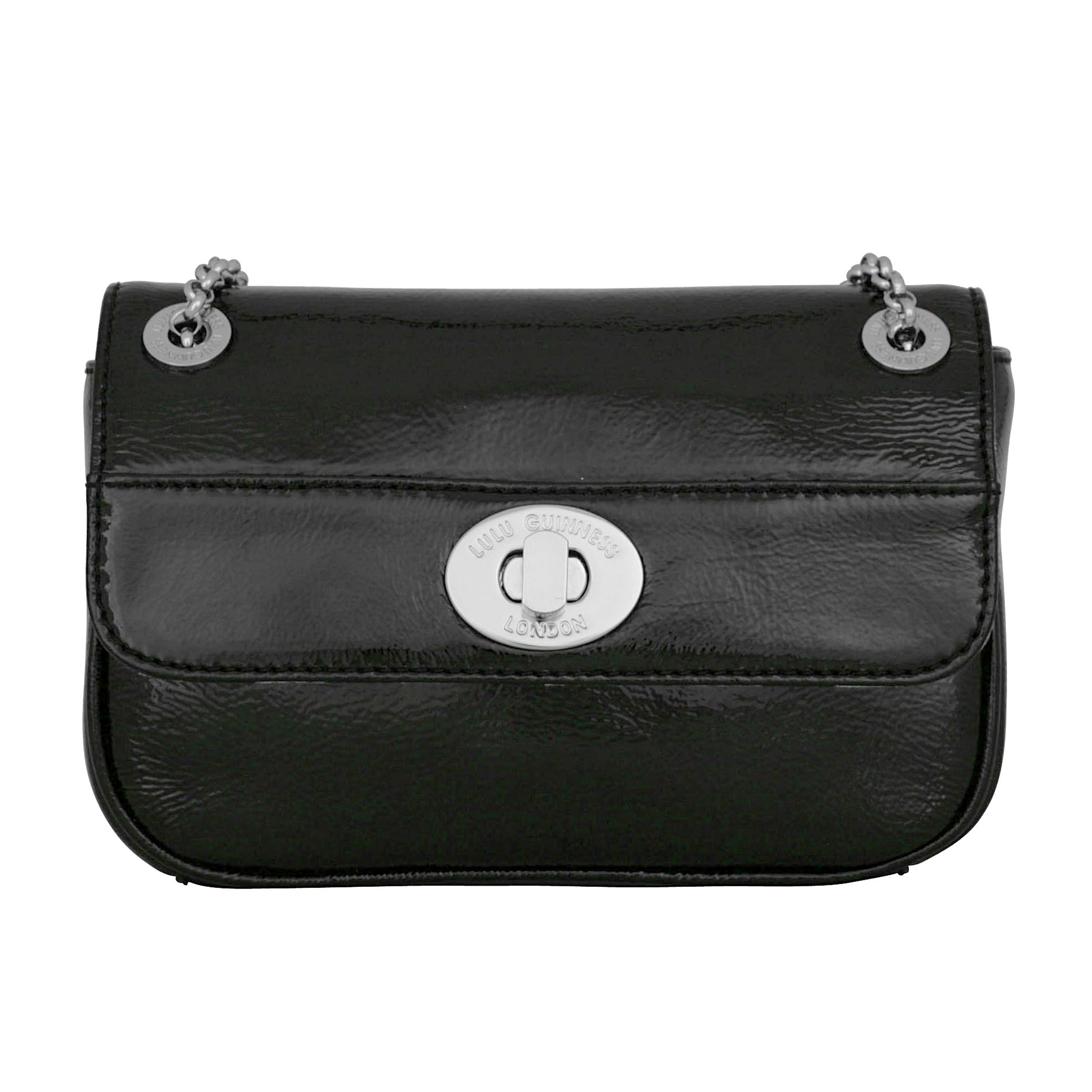 Lulu Guinness Small Anna Across Body Handbag, Black
