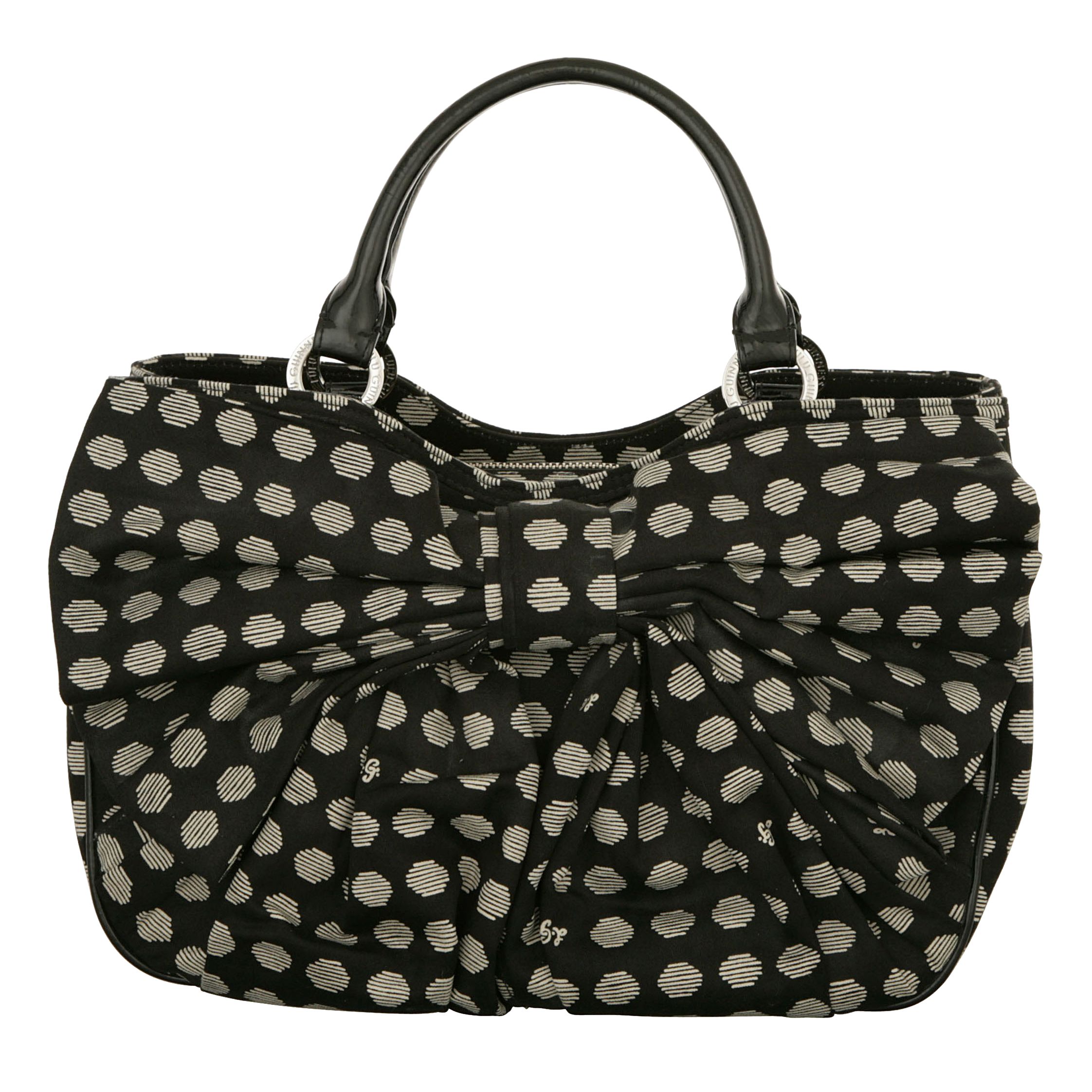 Lulu Guinness Small Bow Wanda Grab Handbag, Black