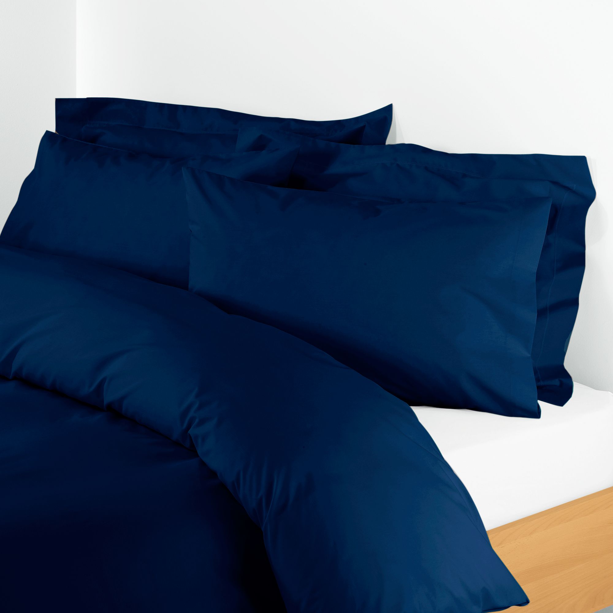 Flannelette Duvet Cover Set, Blue,