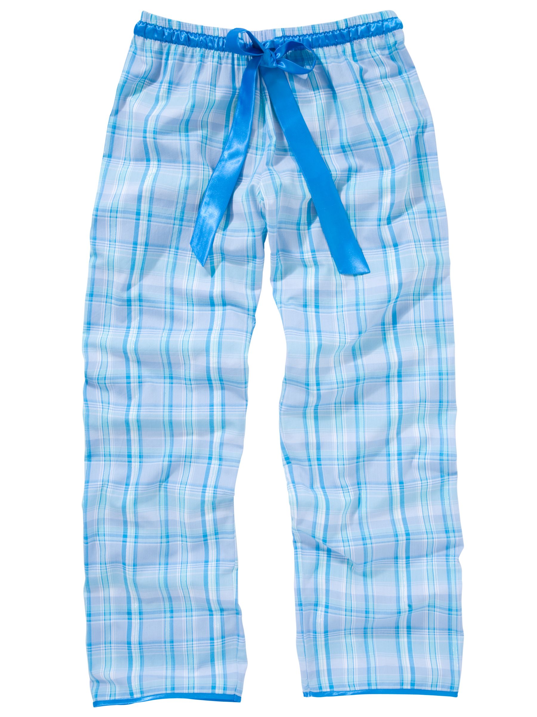 Cyberjammies Ultramarine Check Pyjama Pants, Marine
