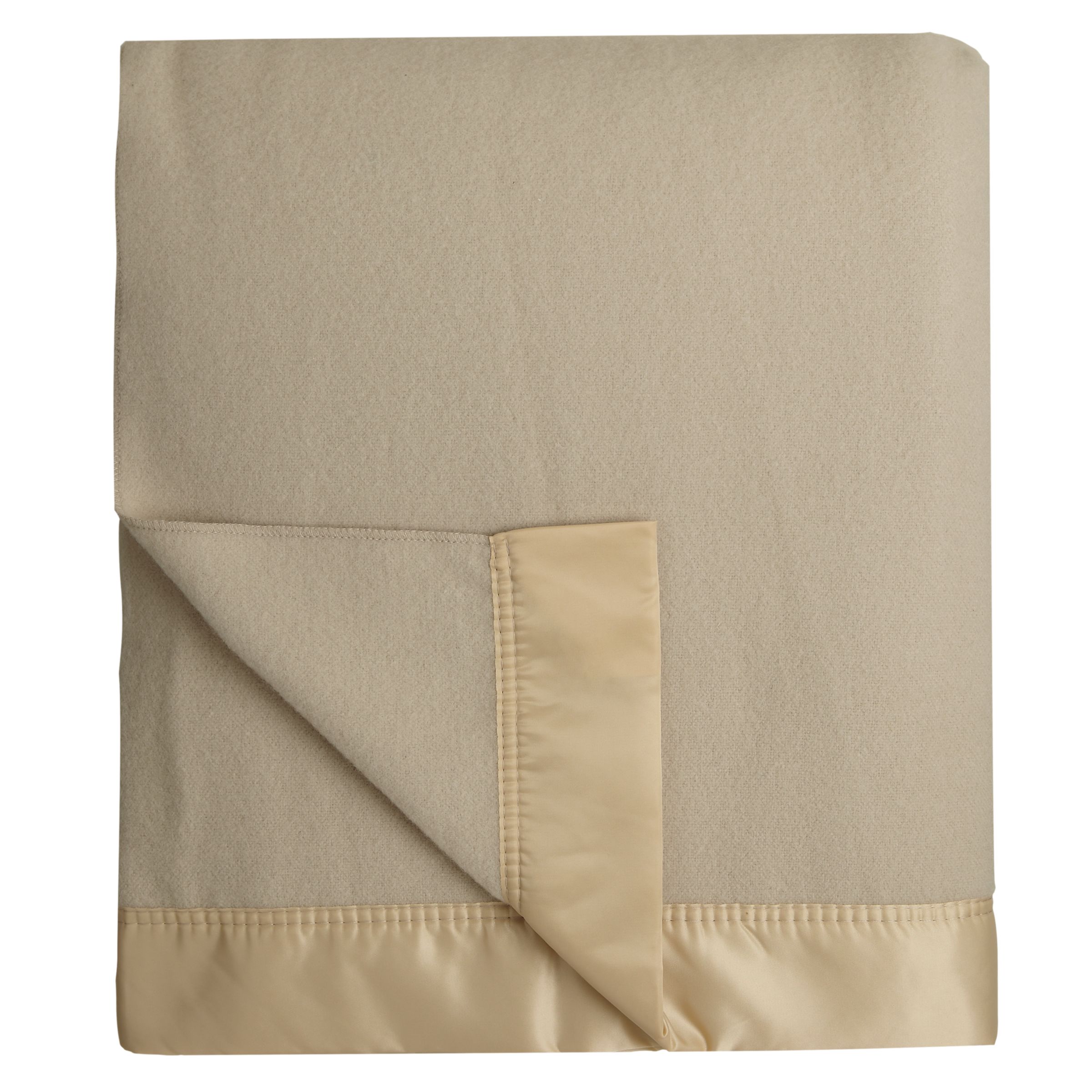 John Lewis Empress Blanket, Champagne, W180 x