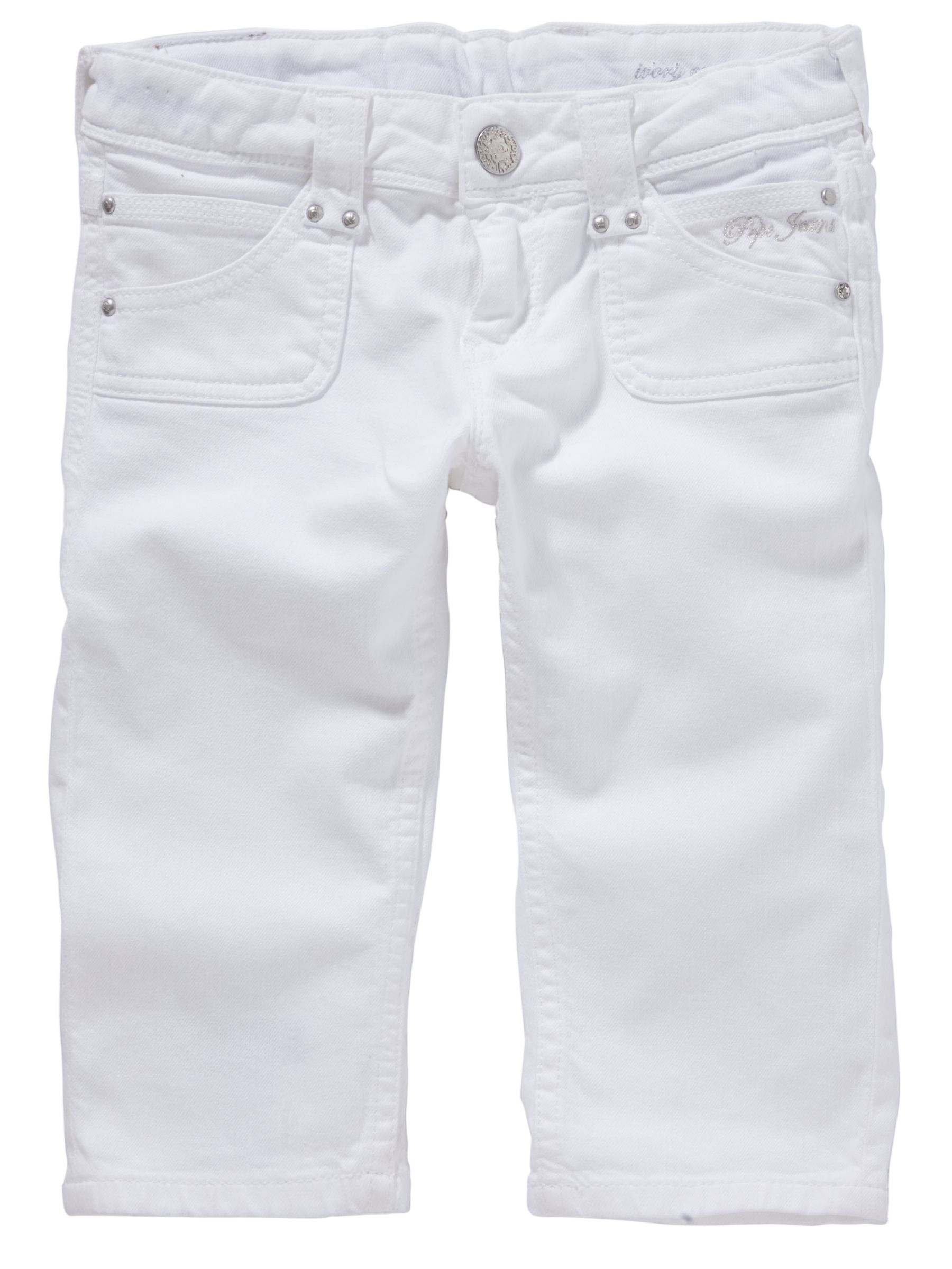 Pepe Jeans Cropped Jeans White