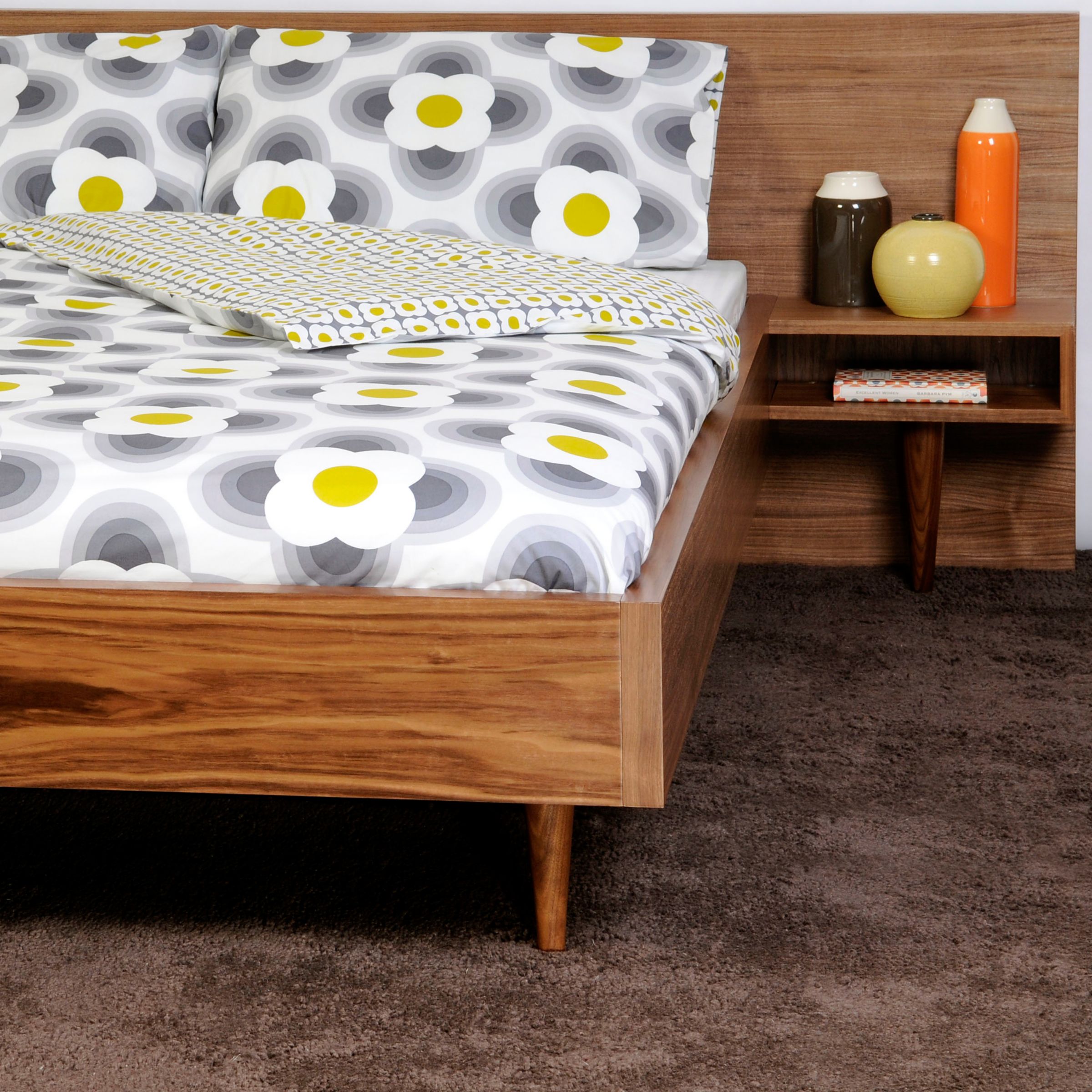 Orla Kiely Stripe Petal Duvet Cover, Pebble,