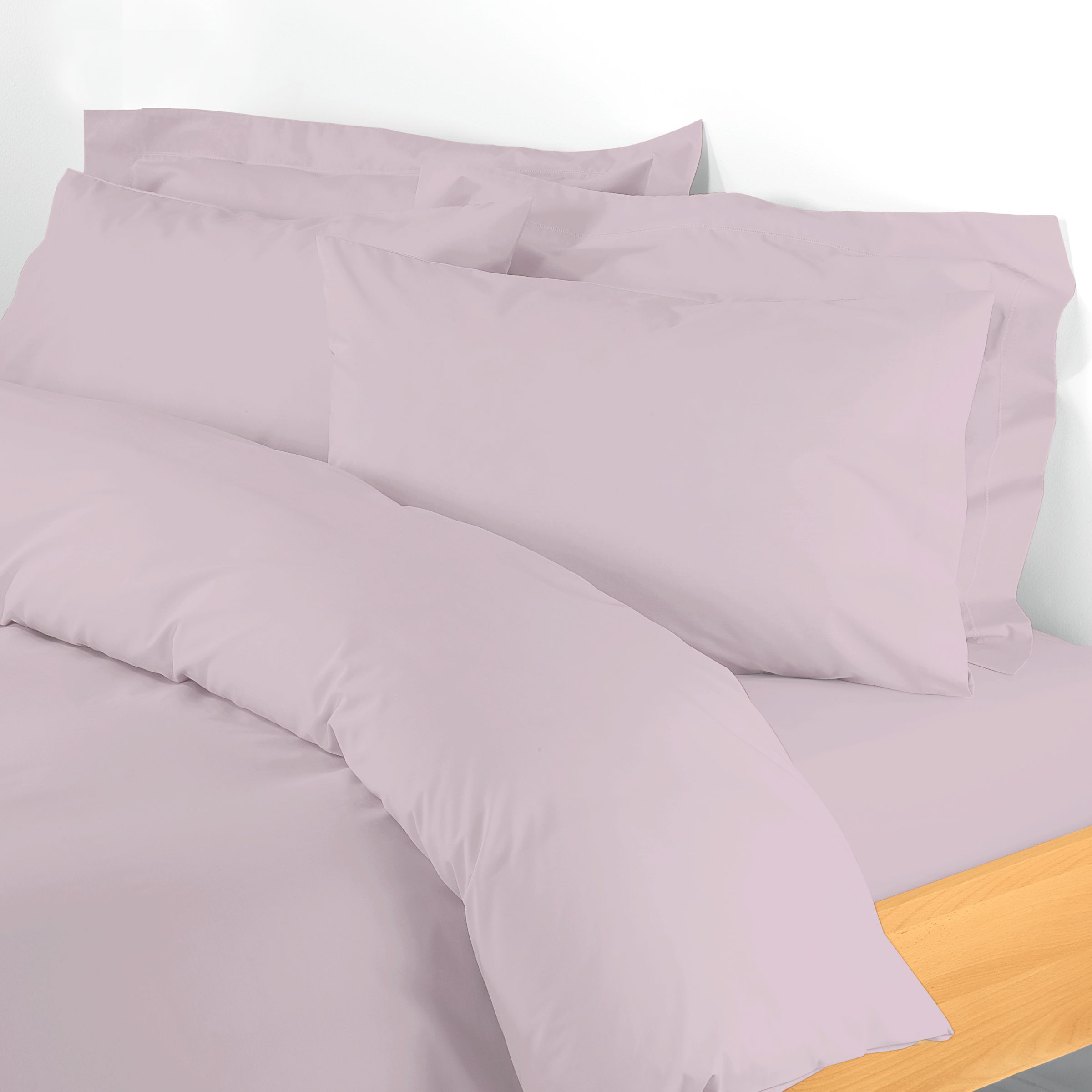 John Lewis Polycotton Percale Duvet Covers, Lilac