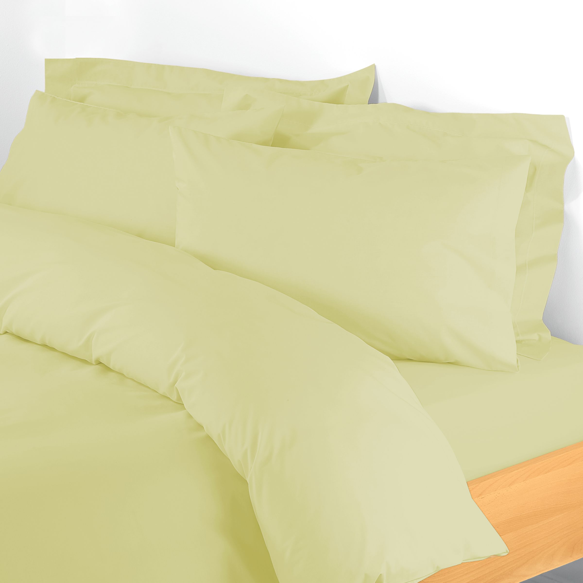 John Lewis Polycotton Percale Duvet Covers, Green