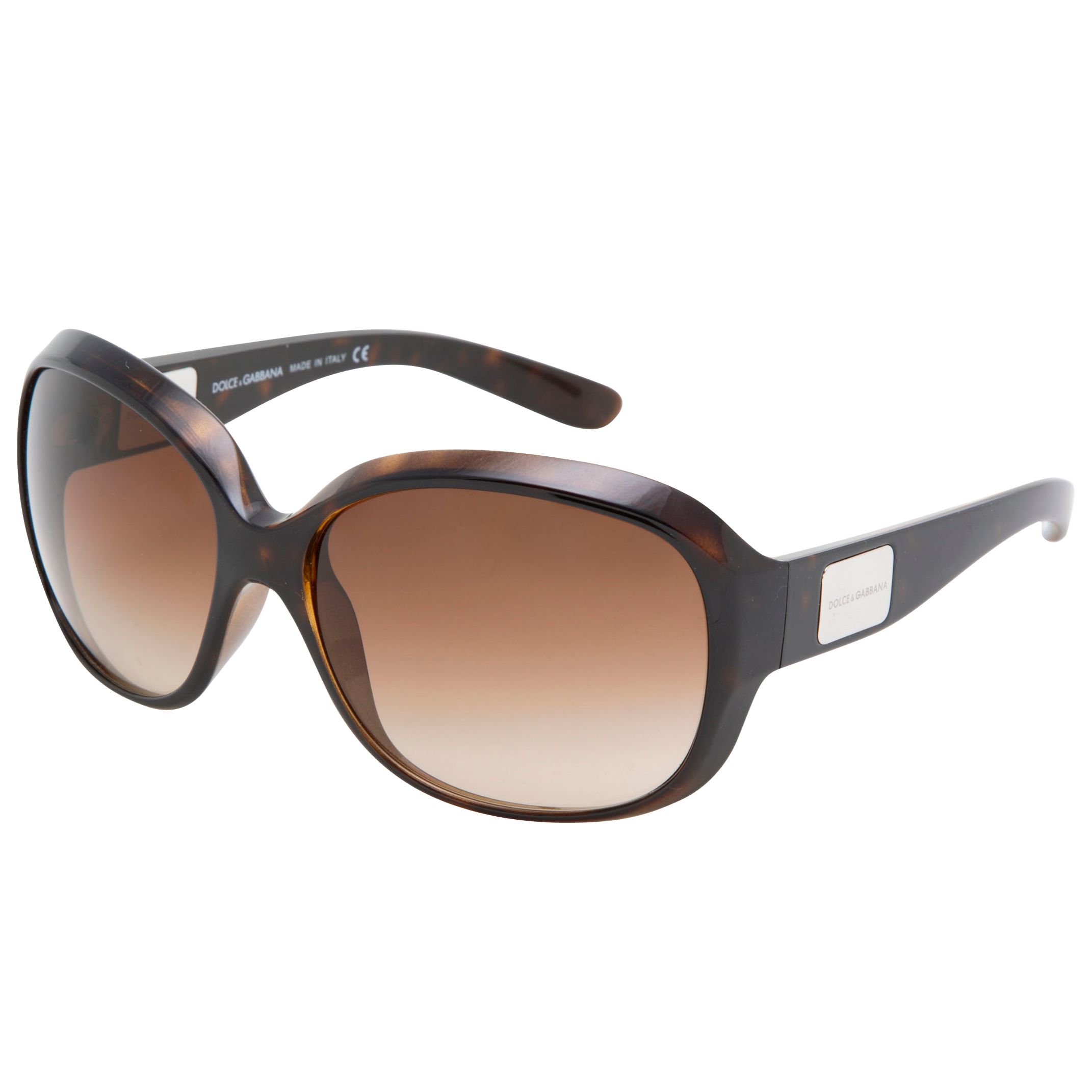 Dolce & Gabbana Women's Large Square Sunglasses, Tortoiseshell at John Lewis