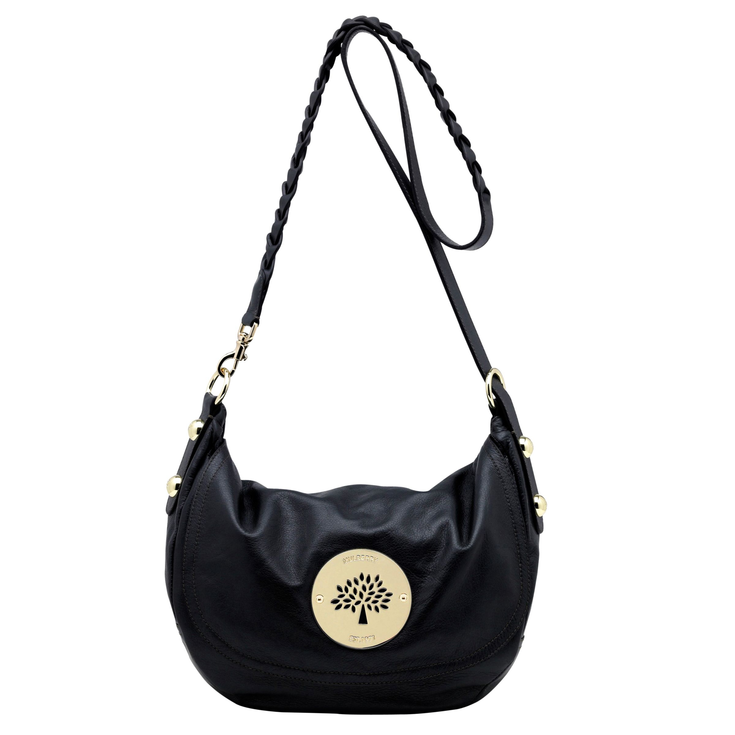 Mulberry Daria Satchel, Black at John Lewis