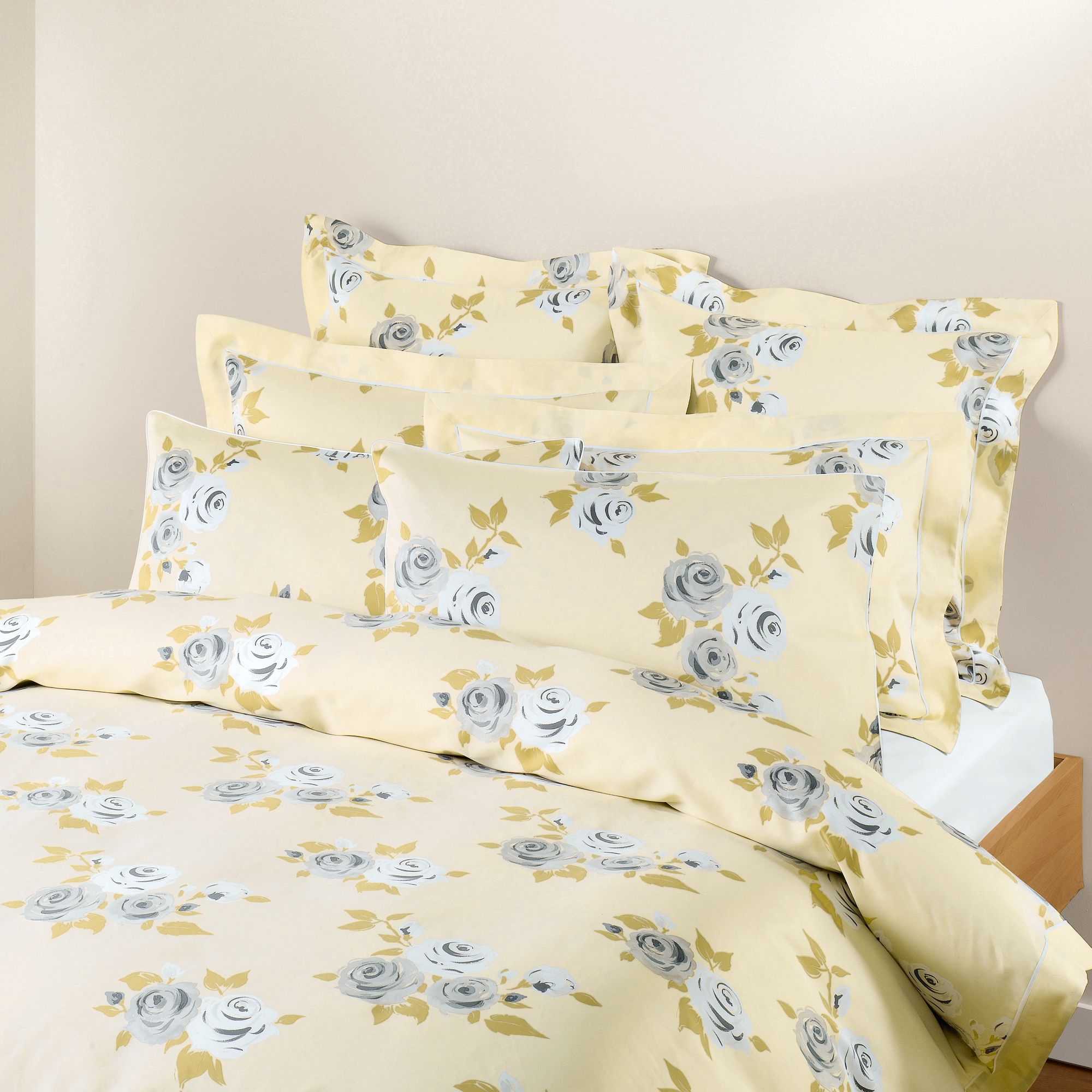 John Lewis Rosa Duvet Covers, Lemontree