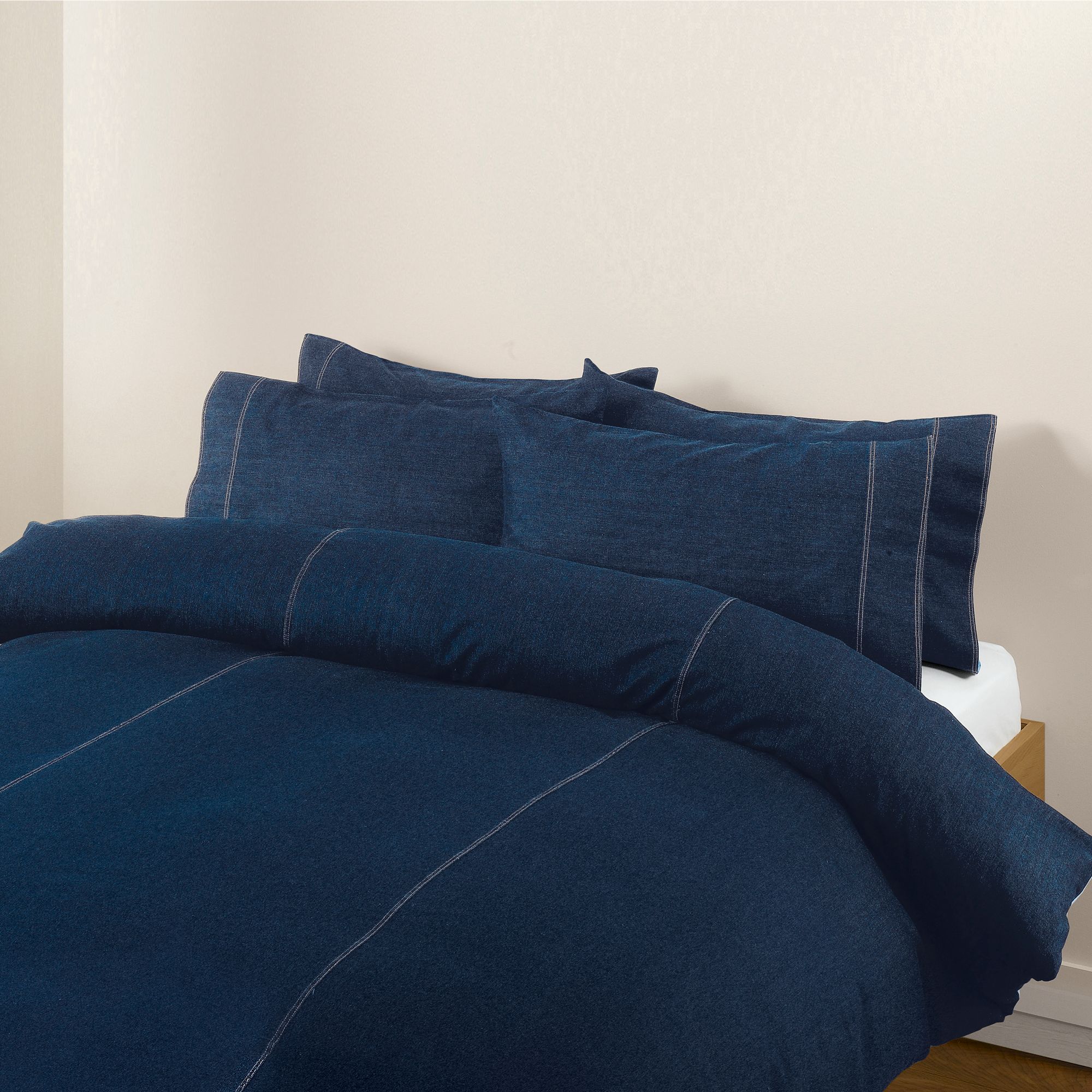 John Lewis Jeans Duvet Covers, Blue