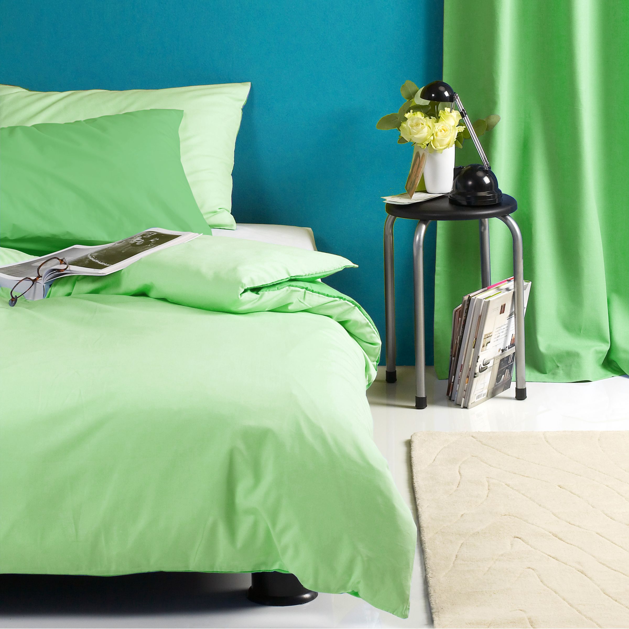 John Lewis Reversible Duvet Cover Sets, Aqua