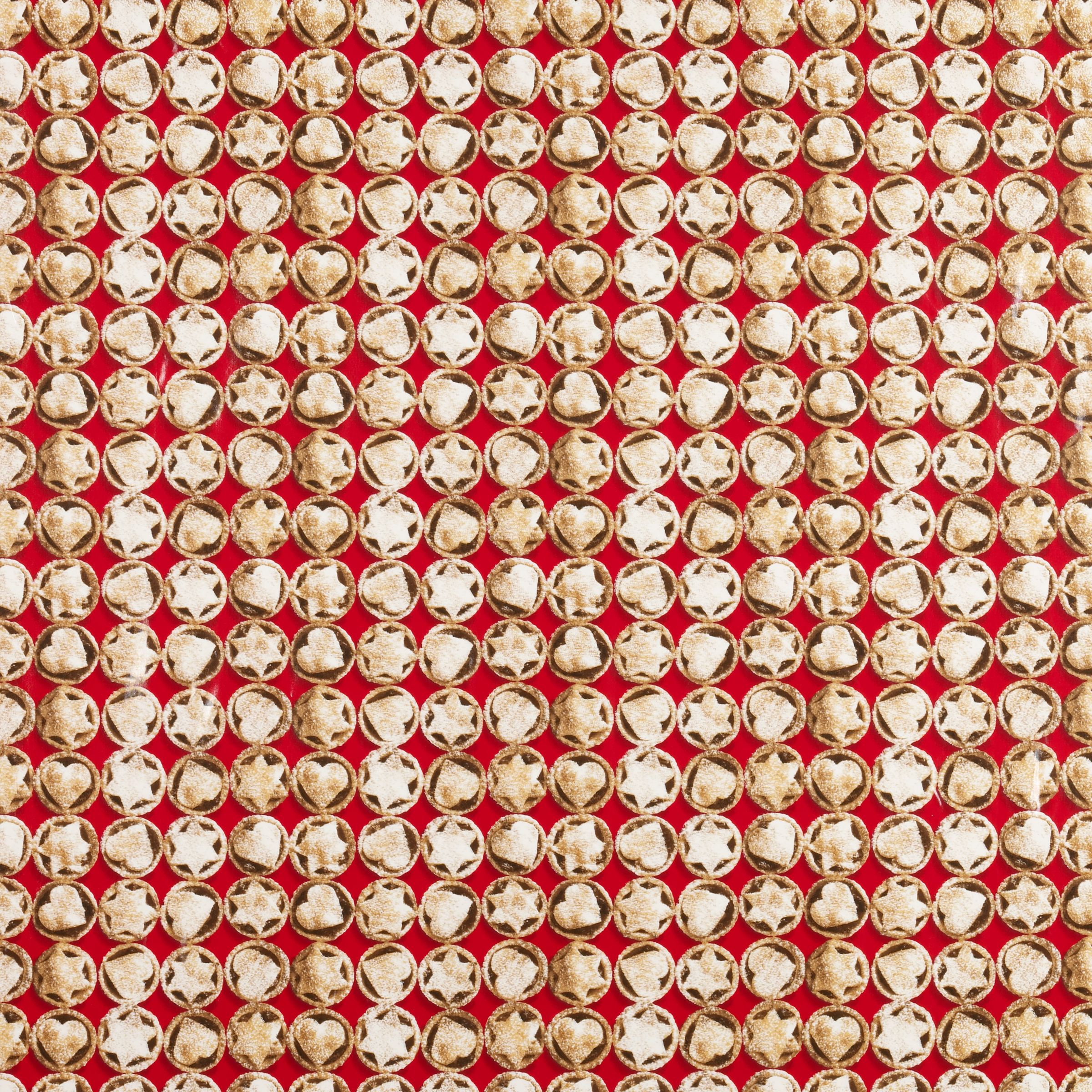 John Lewis PVC Tablecloth, Ella Doran Mince Pies, Red