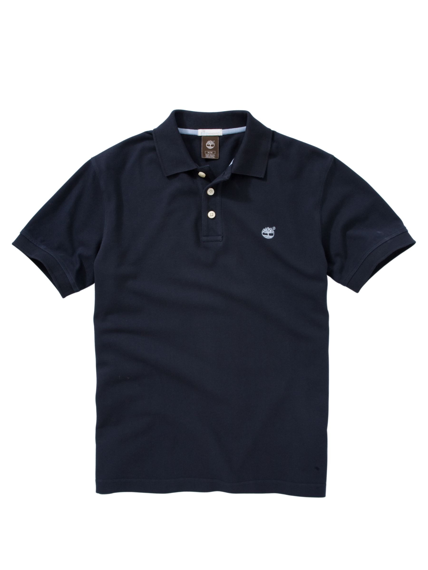 Timberland Piqueacute Organic Cotton Polo Shirt Navy blue M