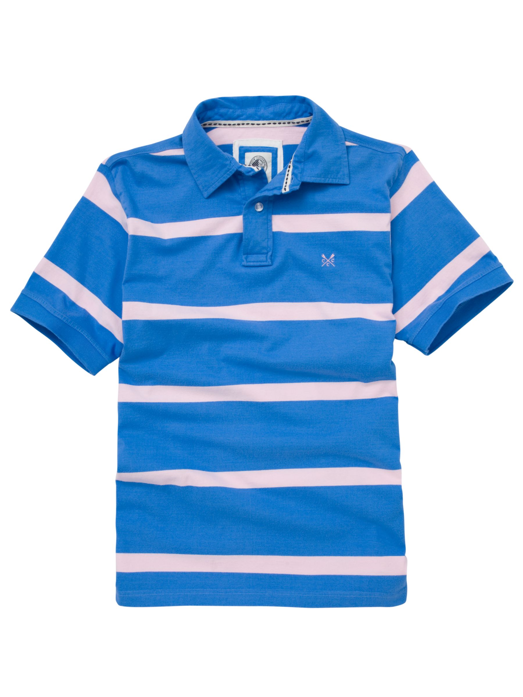 Crew Clothing Varsity Polo Shirt Blue M