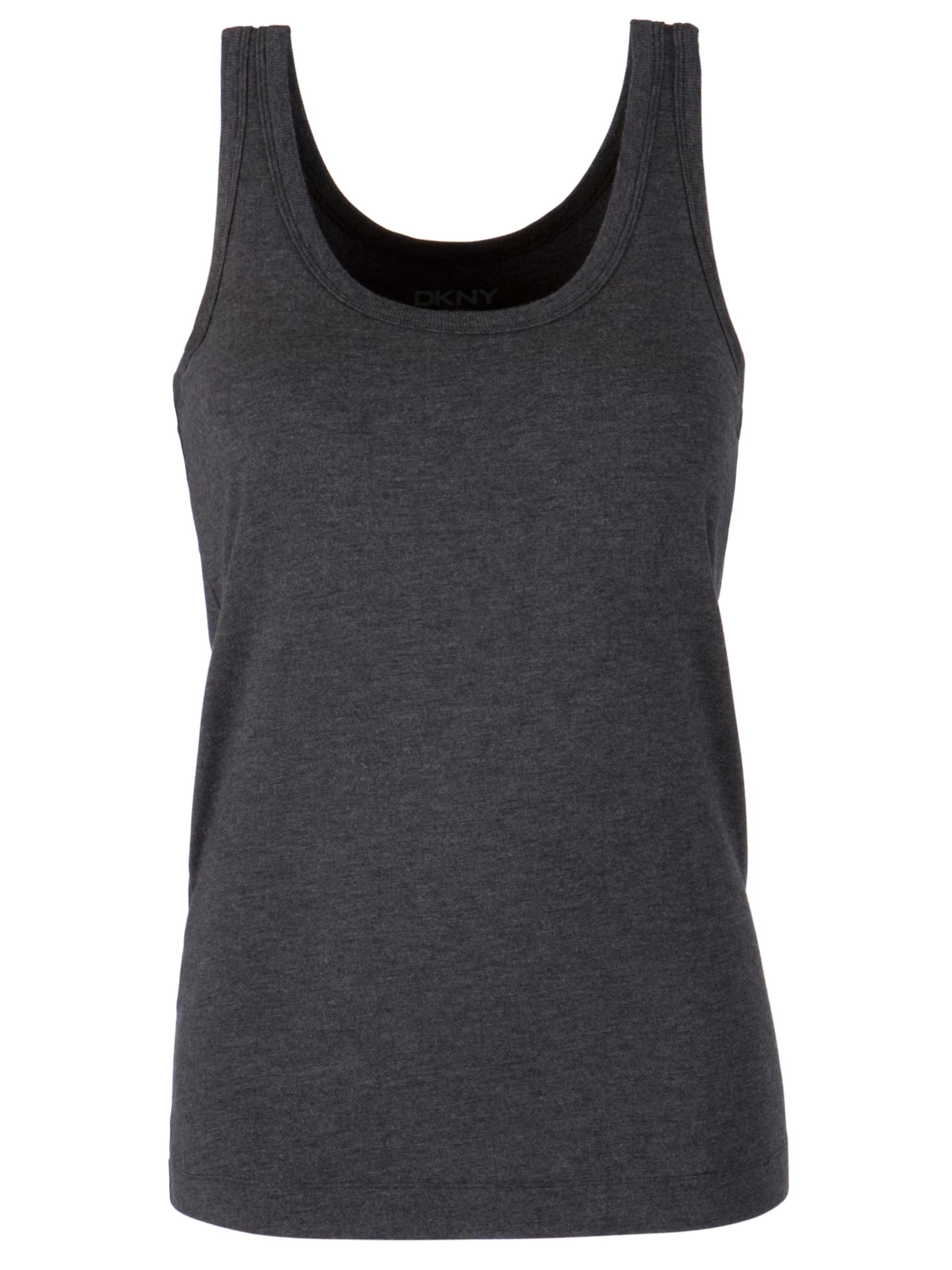 DKNY Seven Easy Pieces Pyjama Vest, Charcoal