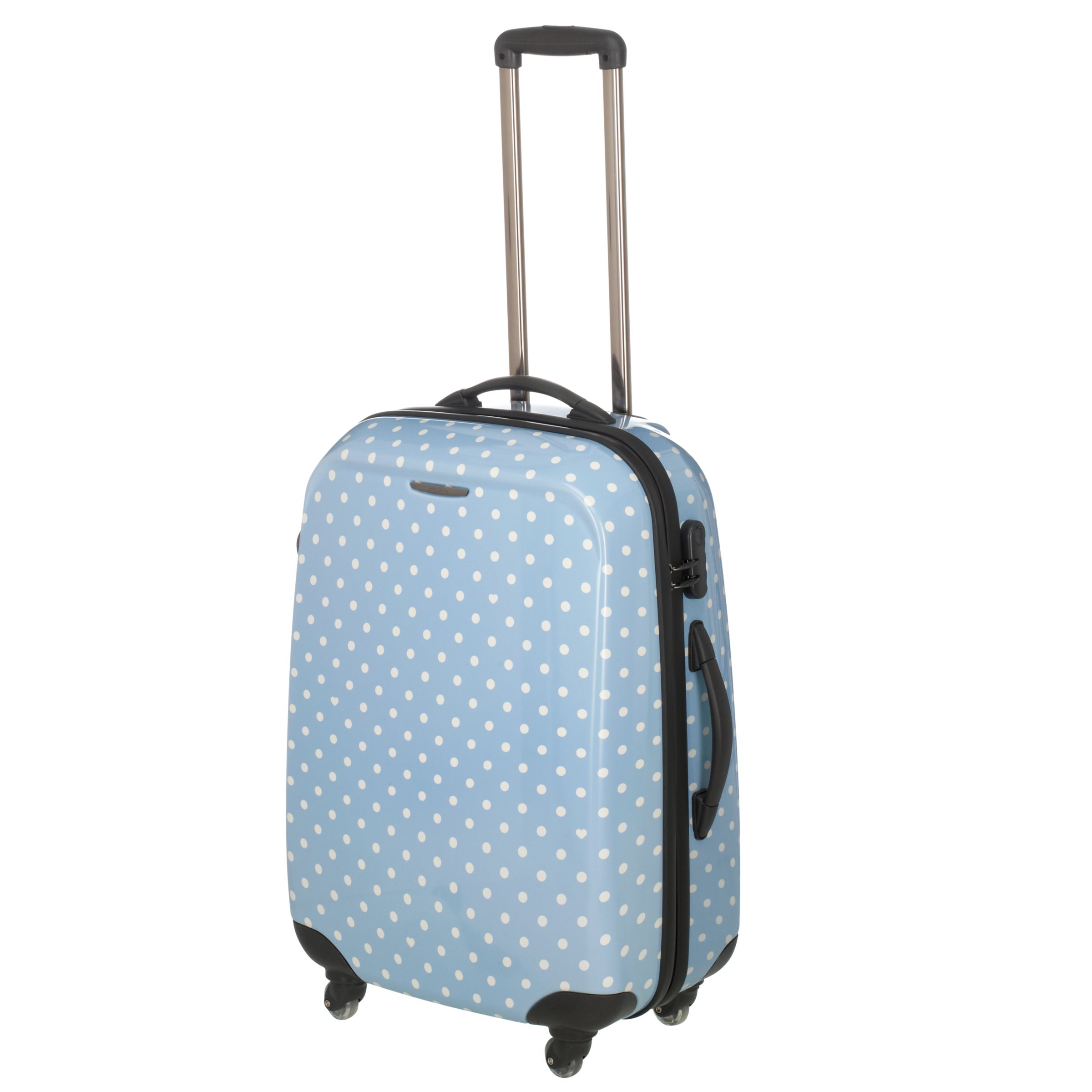 John Lewis Fuji Lite Trolley Cases, Blue, Small